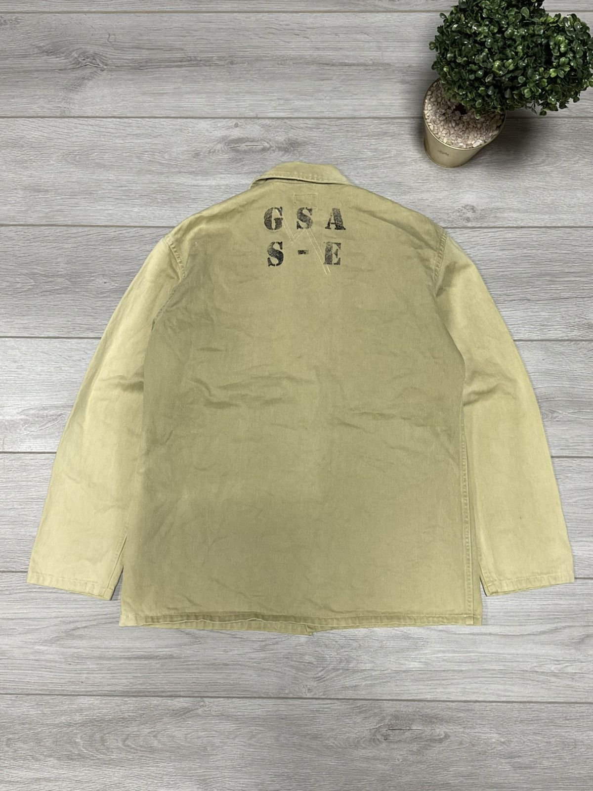 G-Star G star military thick cotton jacket buttons faded Size US L / EU 52-54 / 3 - 3 Thumbnail