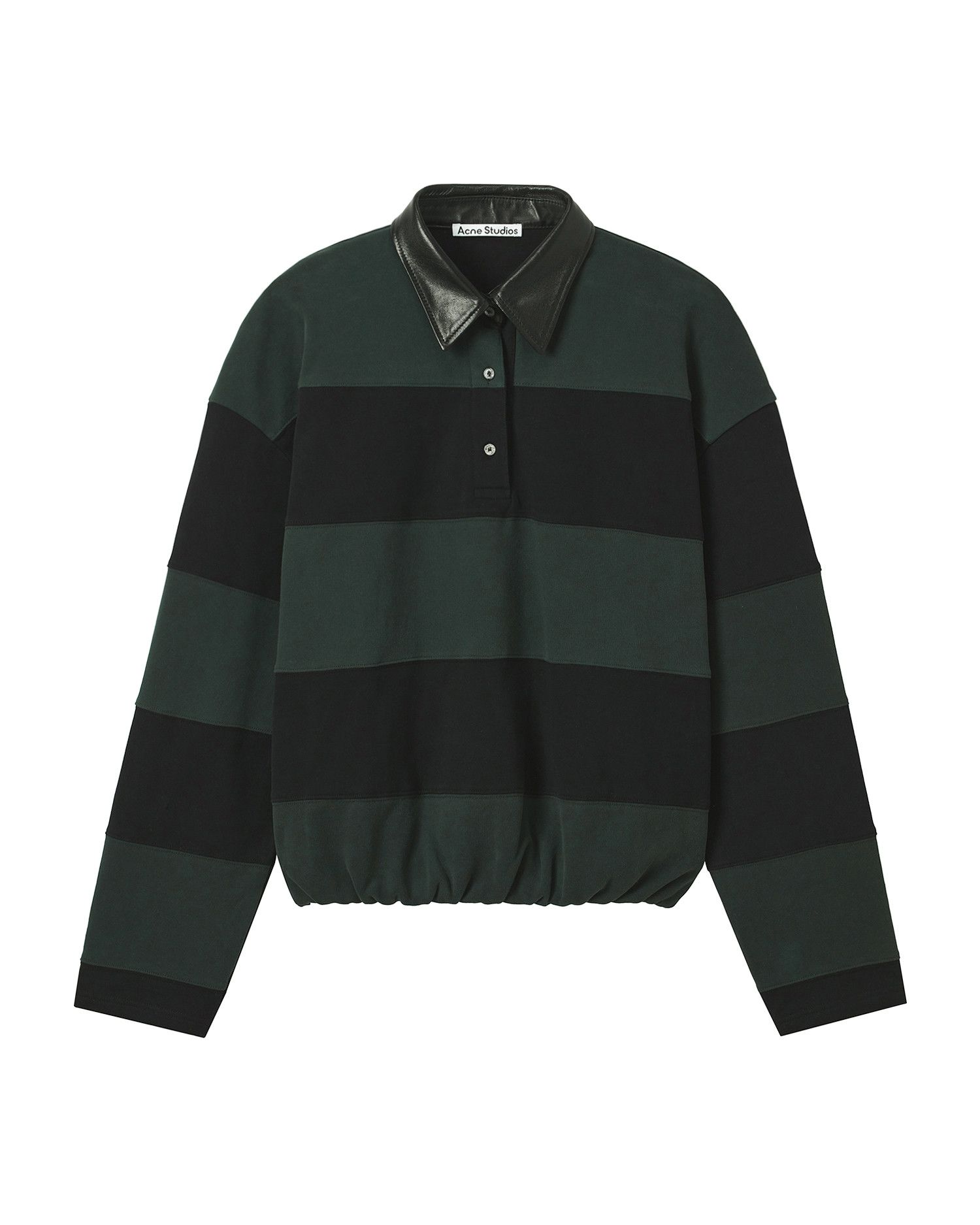 Acne Studios Acne Studios Spliced Lapel Stripe Sweatshirt Size M / US 6-8 / IT 42-44 - 1 Thumbnail