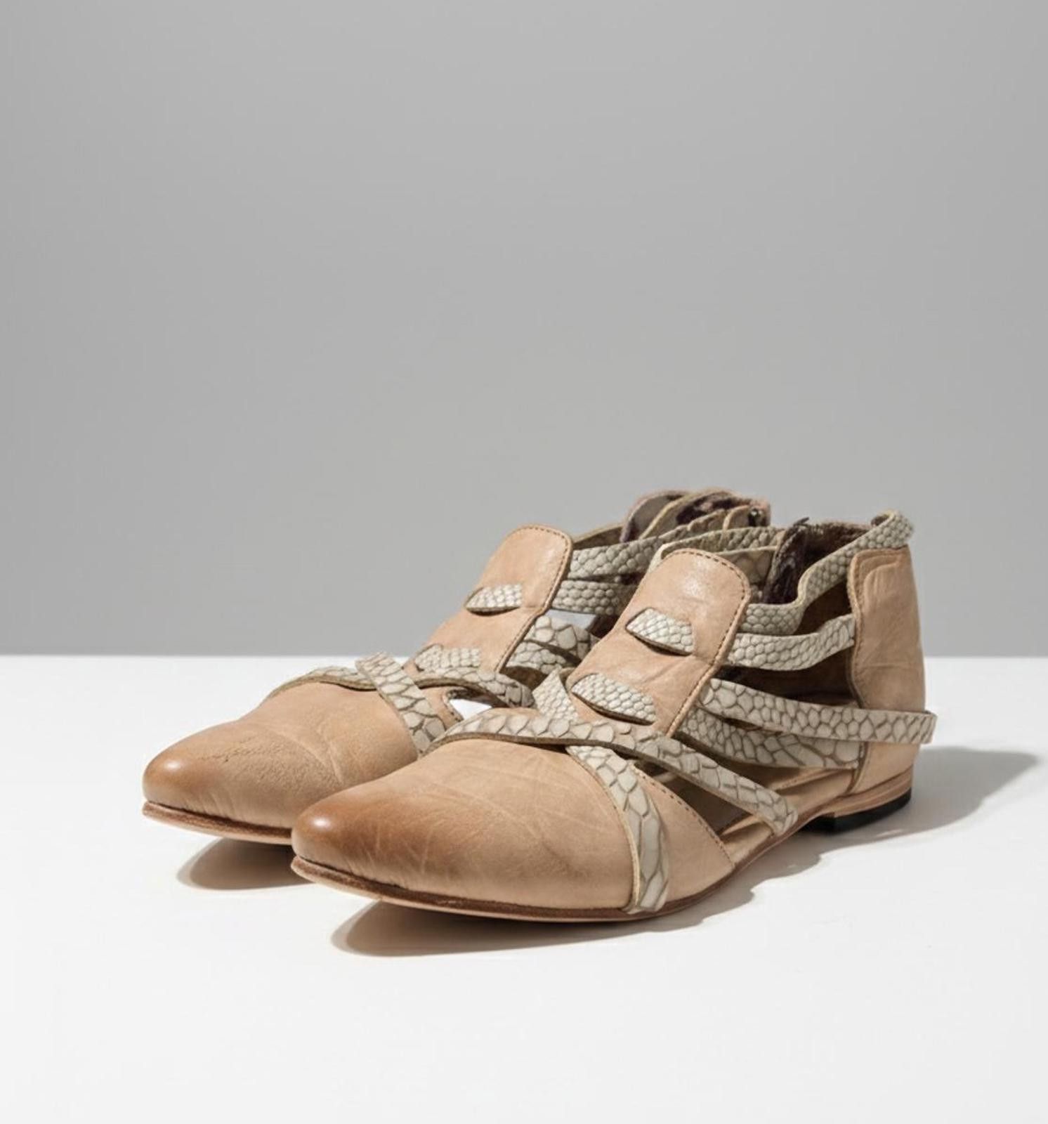FREEBIRD FREEBIRD By Steven Emory Leather Boots Flats 9 Rustic Size US 9 / IT 39 - 1 Thumbnail