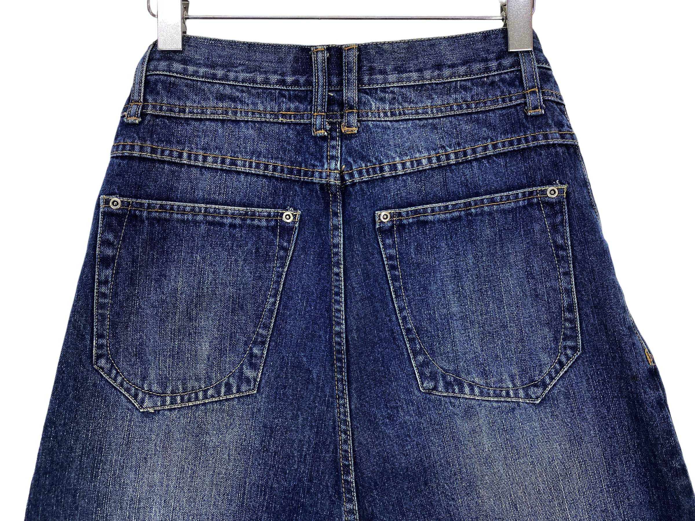 Japanese Brand Jungle Storm Balloon Drop Crotch Workwear High Waisted Jeans Size US 29 - 6 Thumbnail