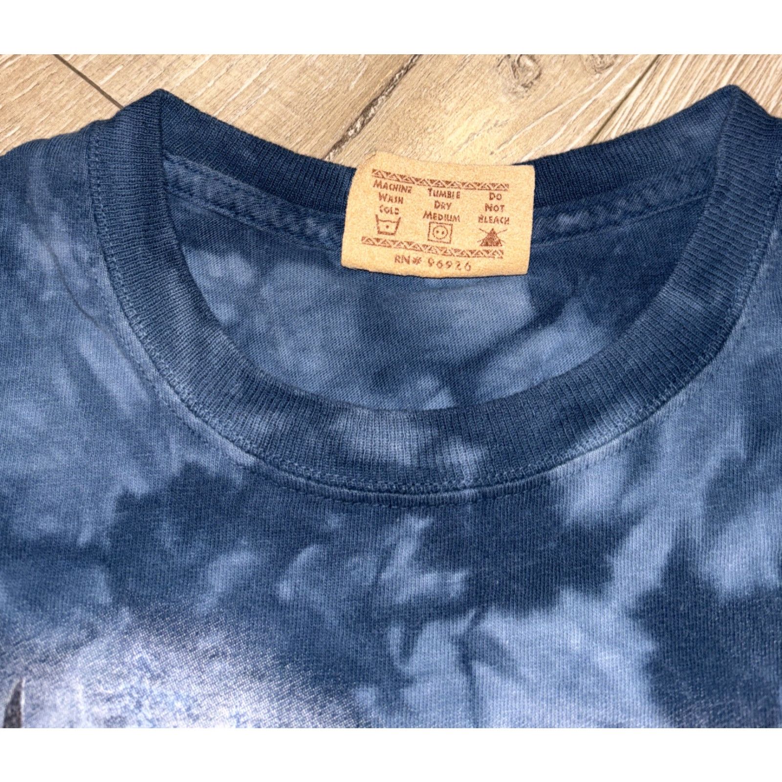 The Mountain VINTAGE The Mountain Nature Tie Dye T-Shirt Eagle All Over Print M Blue 2000s Mens Size US M / EU 48-50 / 2 - 6 Thumbnail