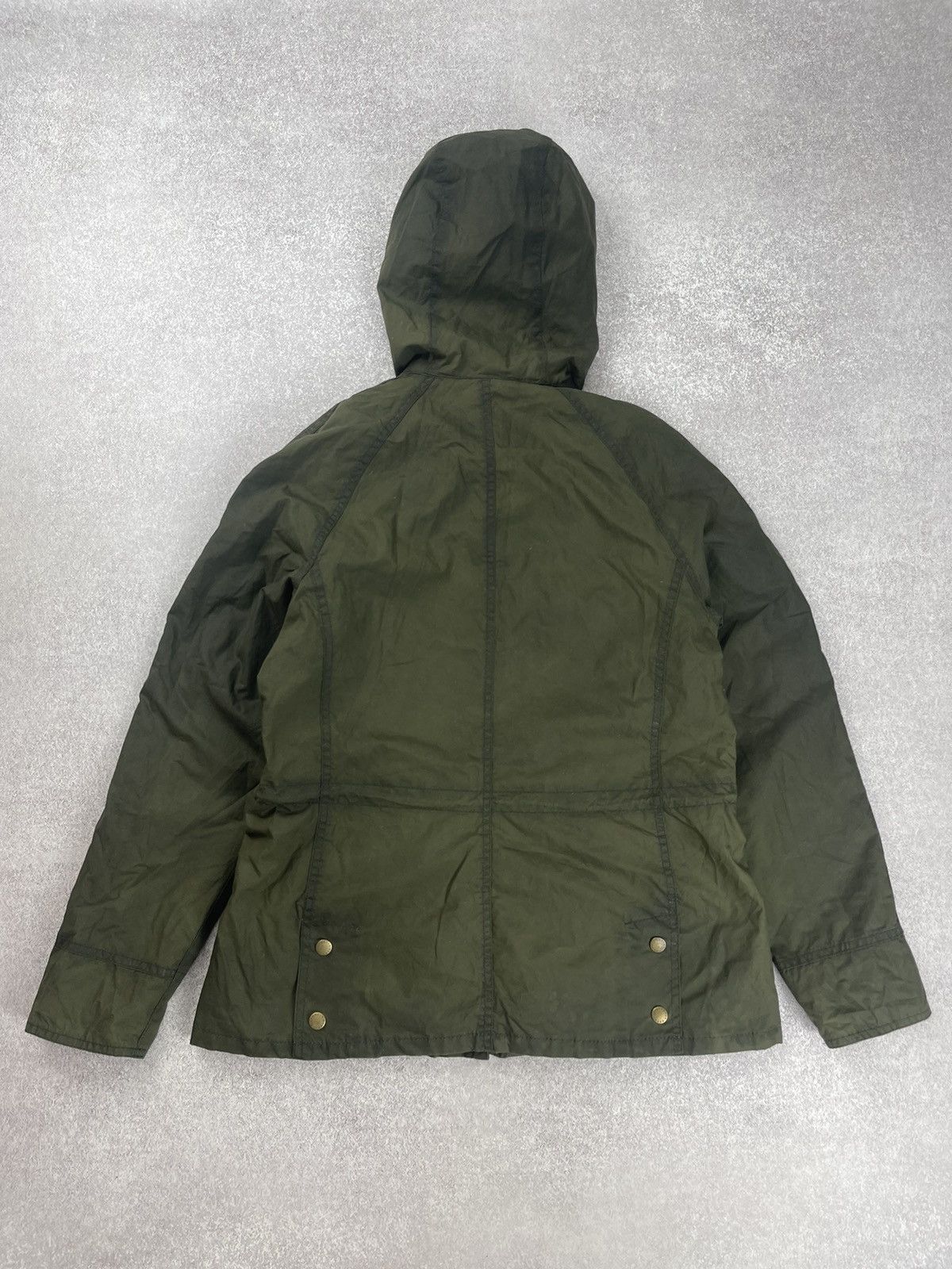 Barbour × Vintage × Wax London Barbour Flyweight Beadnell Wax Parka Jacket Size 10 Size M / US 6-8 / IT 42-44 - 13 Thumbnail