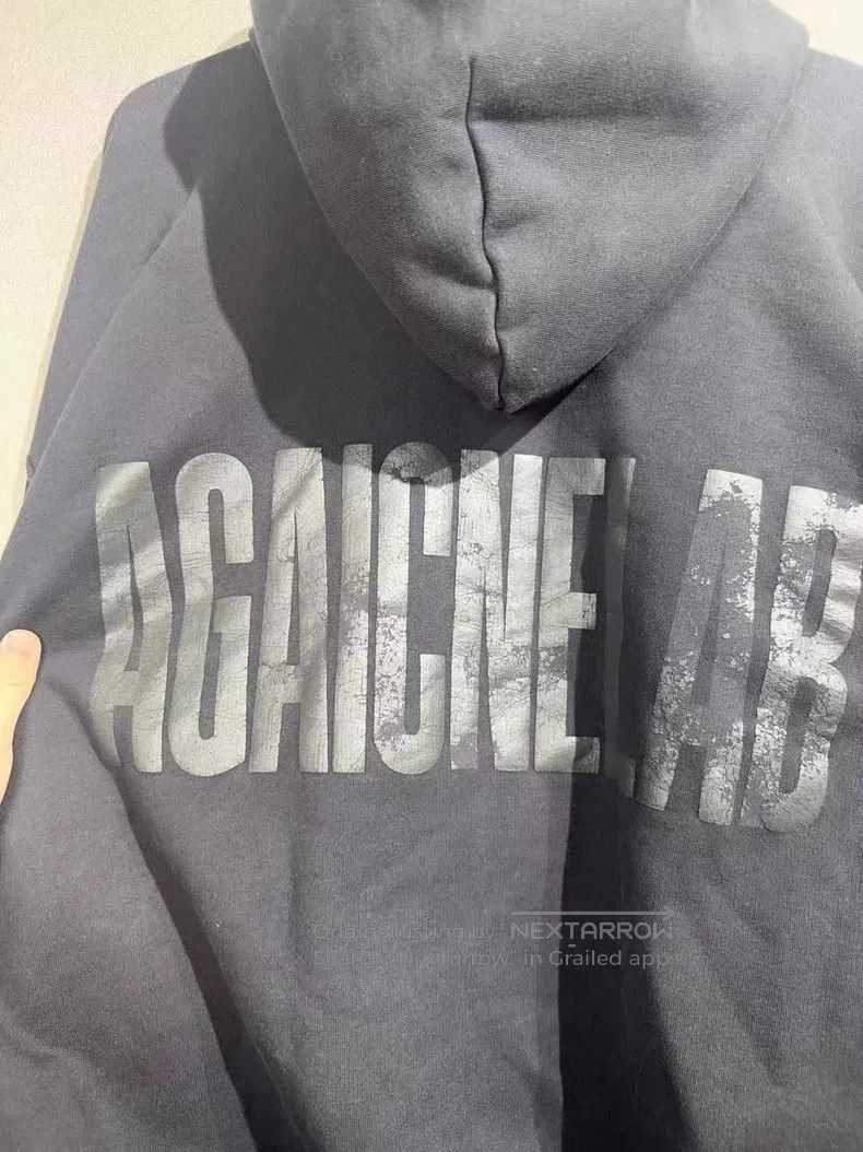 Balenciaga Balenciaga Reversed Letter Zip-up Hoodie Size US XXS / EU 40 - 3 Thumbnail