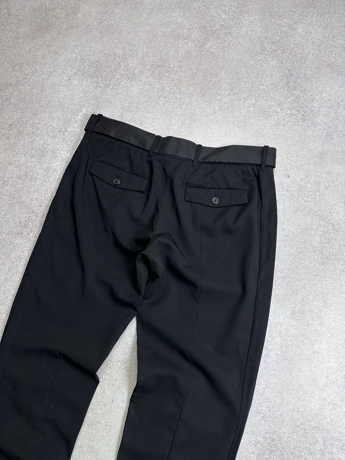 Prada Vintage 00s Prada Red Tab Black Womans Pants IT 40 Size 27" / US 4 / IT 40 - 8 Thumbnail