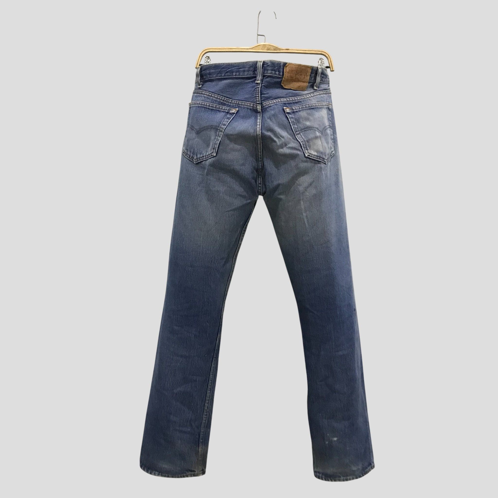 Levi's Vintage 90s Levi’s 501 Straight Leg Jeans Fade Blue Size US 31 - 2 Thumbnail