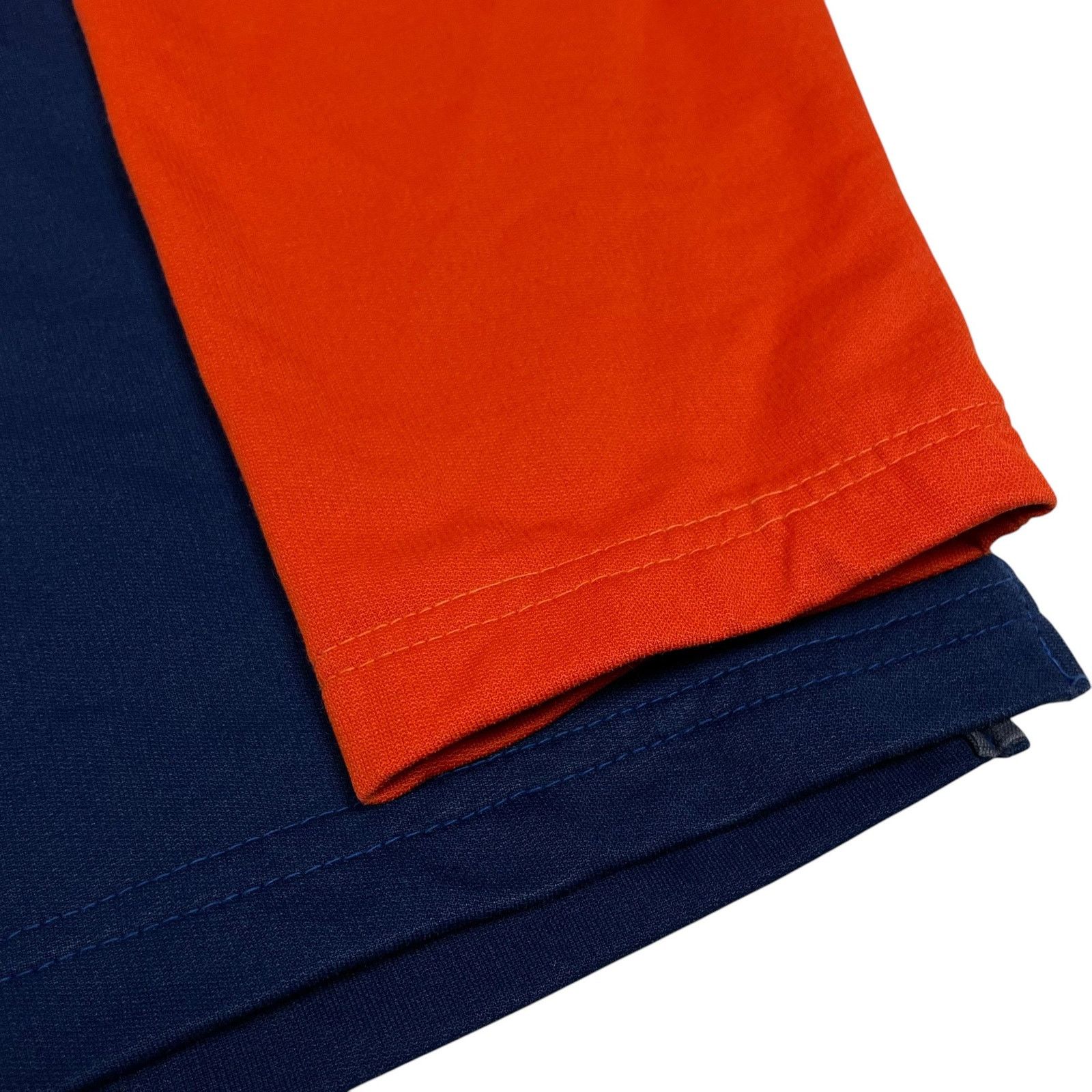 Nike × Vintage VTG Nike Men Navy Orange Basketball Swoosh Pullover Hoodie L Size US L / EU 52-54 / 3 - 5 Thumbnail