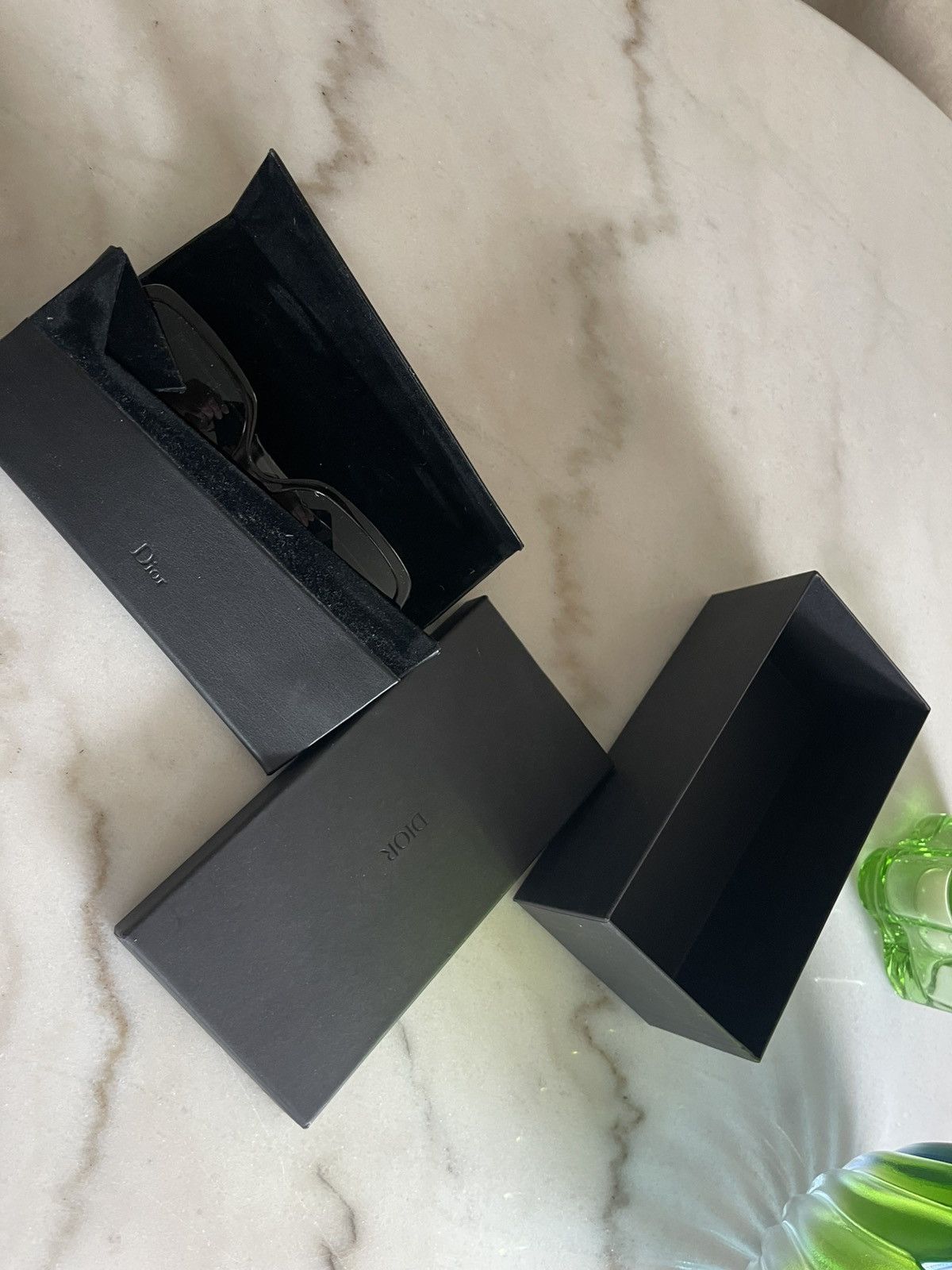 Dior Lady Dior stud 57 sunglasses Havana made In Italy Size ONE SIZE - 11 Thumbnail