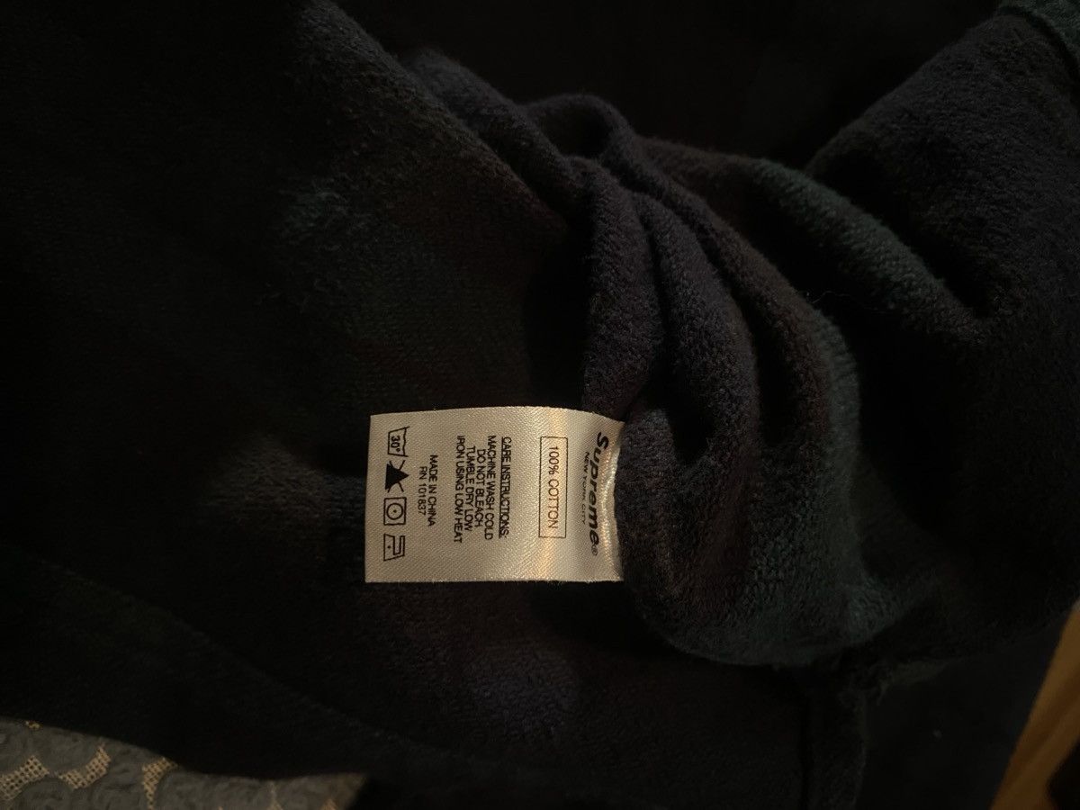 Supreme Half Zip Hooded Flannel Size US M / EU 48-50 / 2 - 3 Thumbnail
