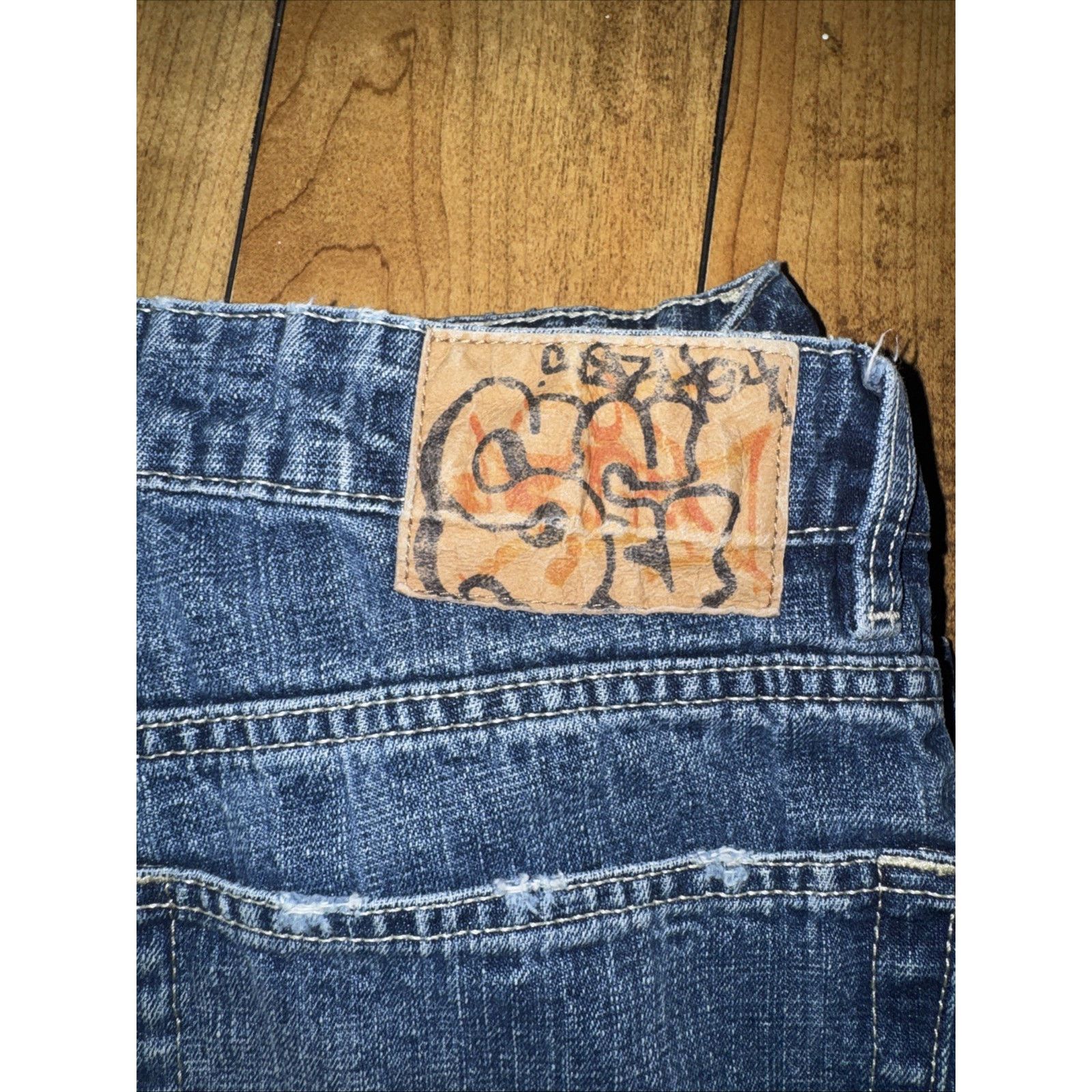 Cotton On × Vintage Cotton On Super Baggy Jeans 30x30 Blue Skater 90s Grunge Size US 30 / EU 46 - 7 Thumbnail