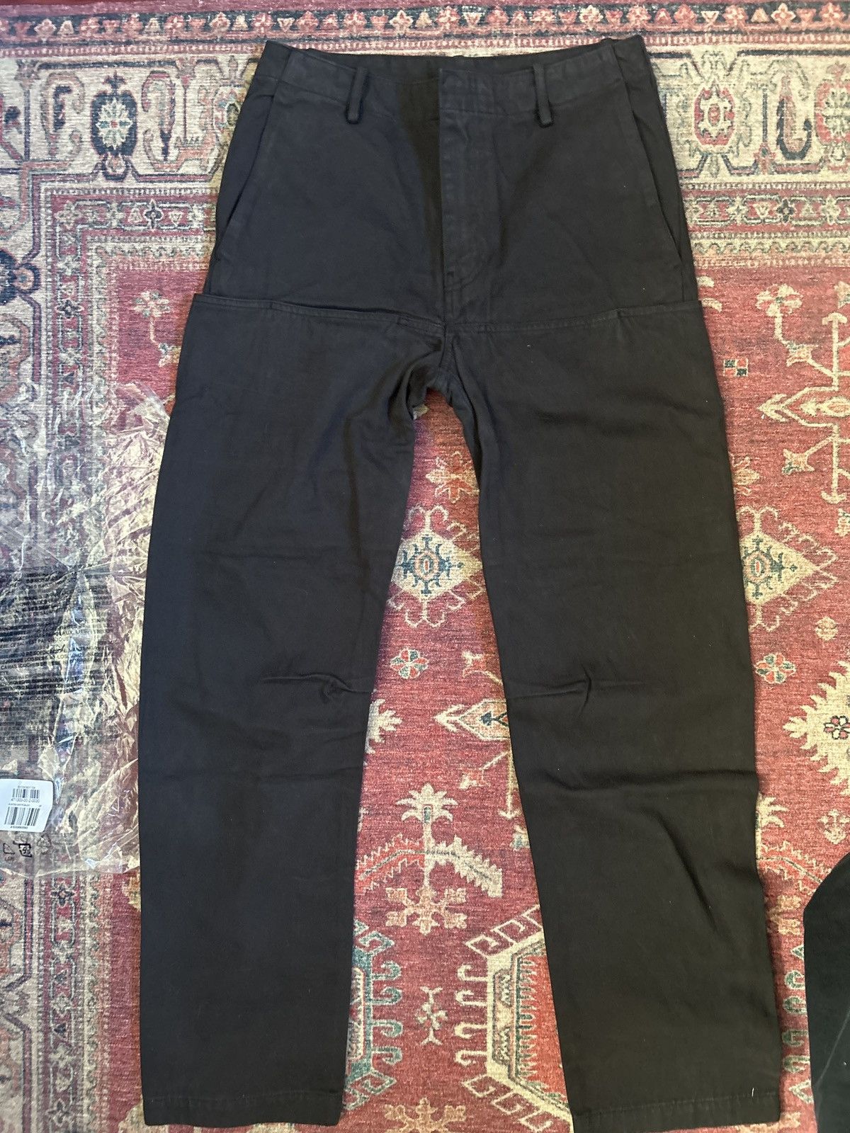 Balenciaga × Gap × Yeezy Yeezy Gap Sateen Cargo Pant Black Size US 30 / EU 46 - 4 Thumbnail