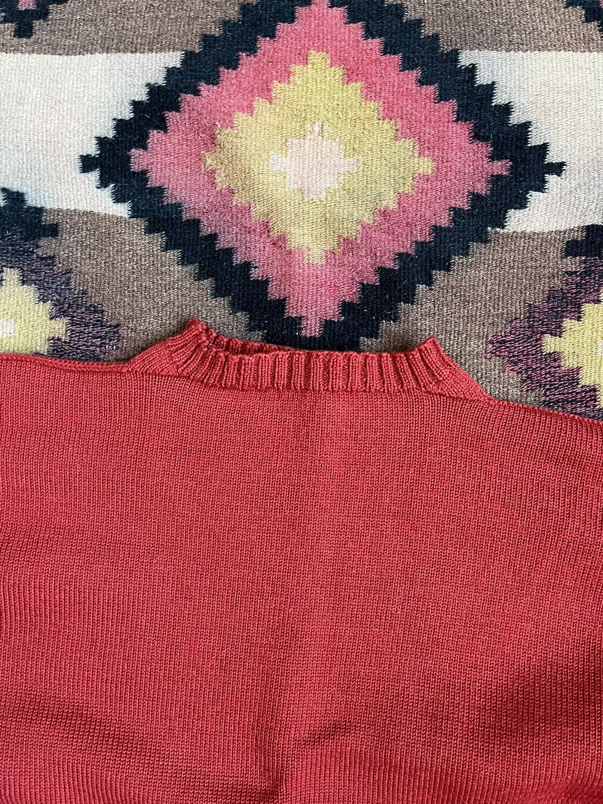 Le Tricoteur Guernsey Traditional Guernsey Le Tricoteur Orange Wool Jumper Sweater Size US M / EU 48-50 / 2 - 2 Thumbnail