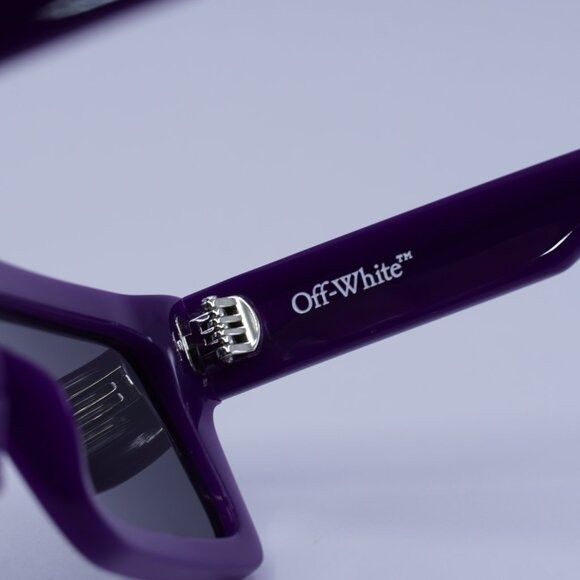 Off-White Off-White OERI13Z CHANDLER 3707 Sunglasses Purple Square Size ONE SIZE - 7 Thumbnail