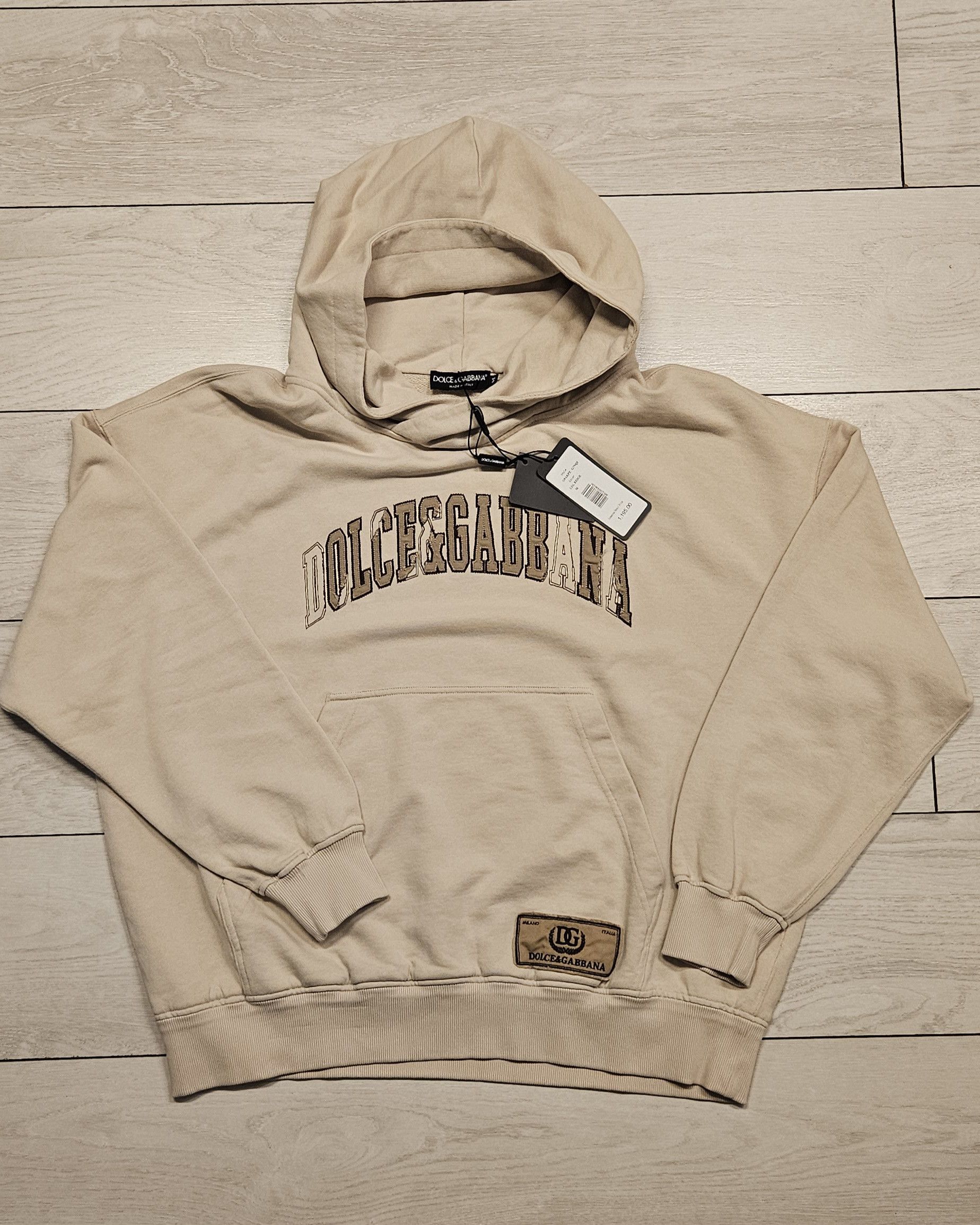Dolce & Gabbana Logo Cotton Hoodie Size US M / EU 48-50 / 2 - 1 Thumbnail