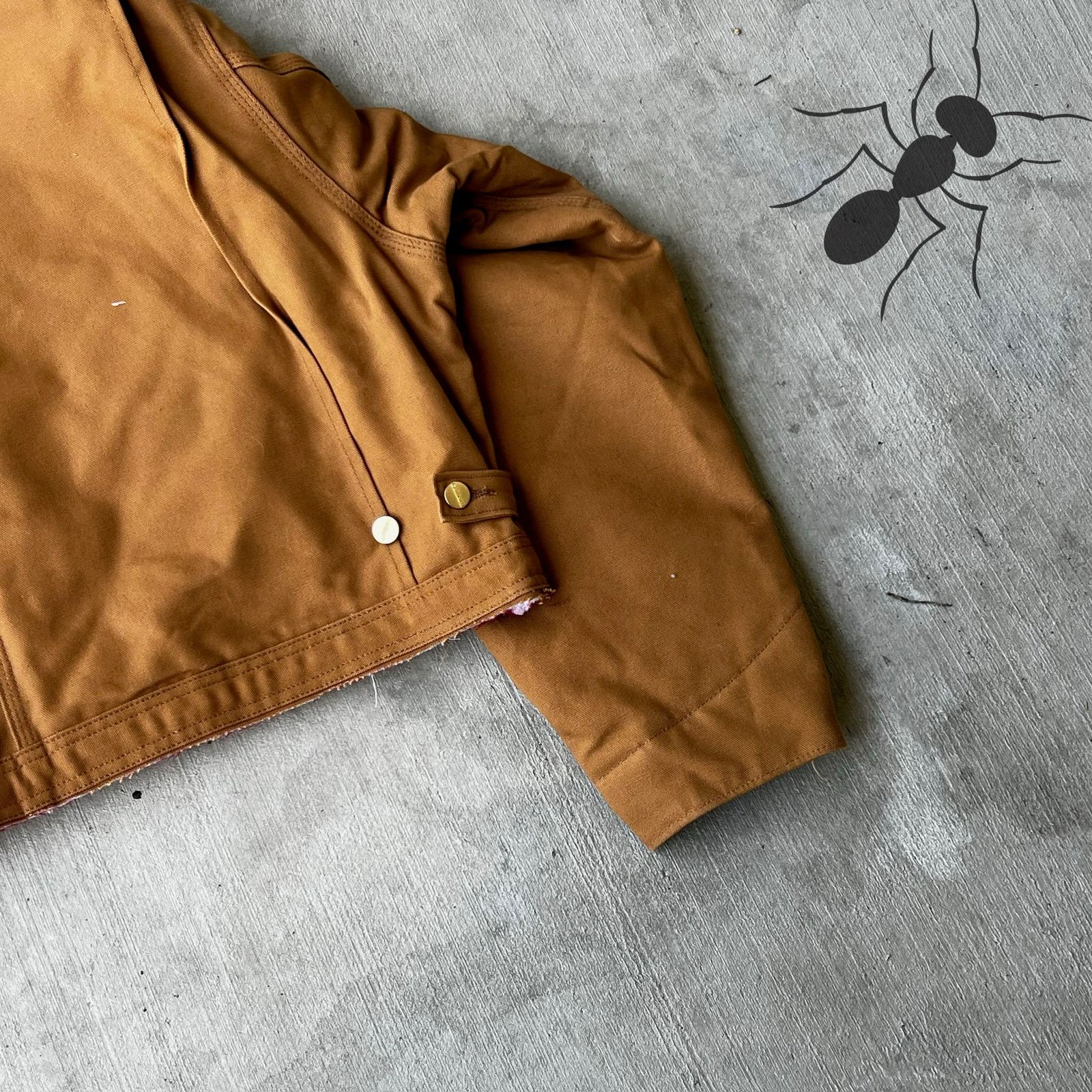 Carhartt × Vintage Carhartt brown cropped Detroit style work wear jacket Size US XXL / EU 58 / 5 - 9 Thumbnail