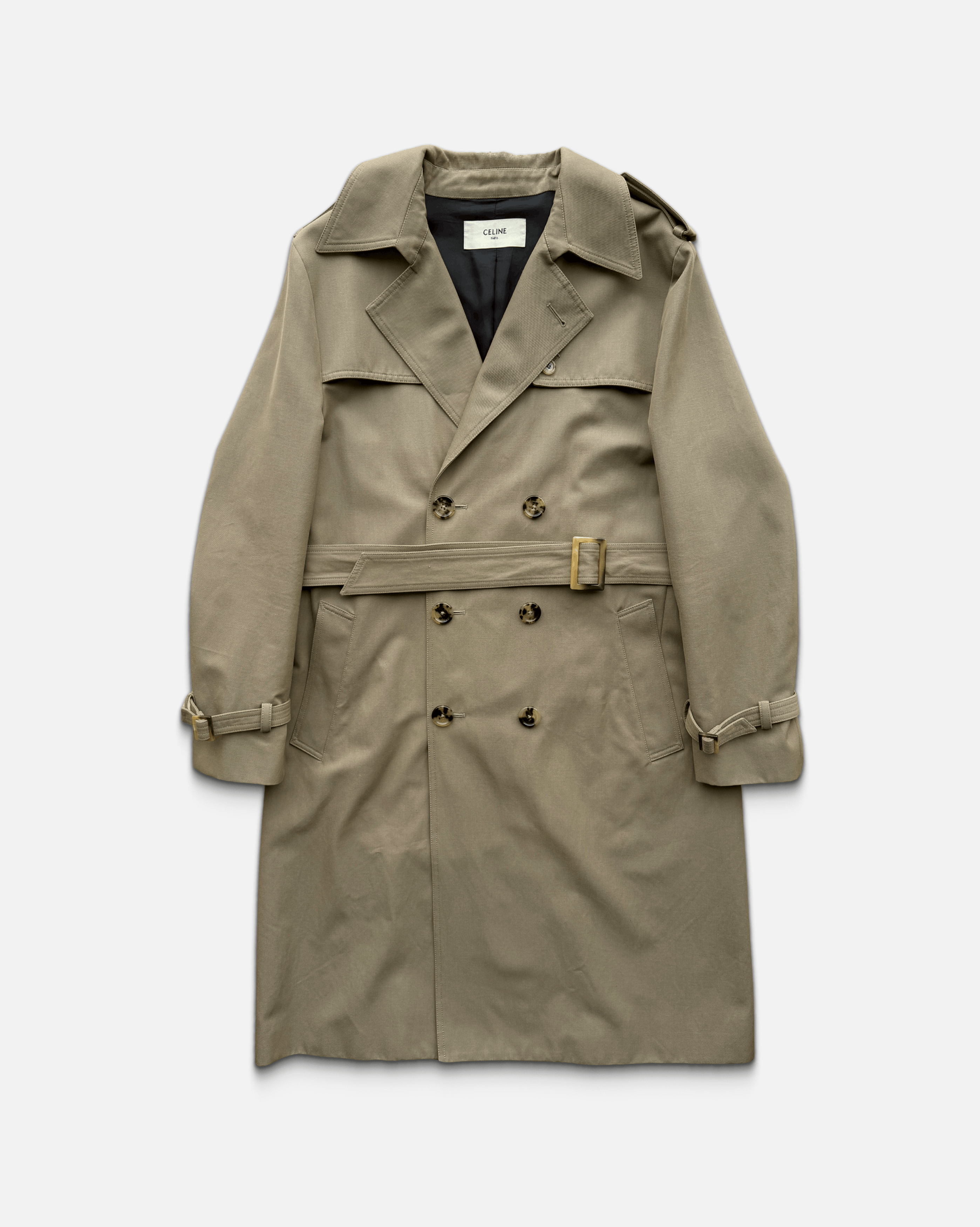 Celine Celine Classic Beige Trench Coat Size US M / EU 48-50 / 2 - 1 Thumbnail