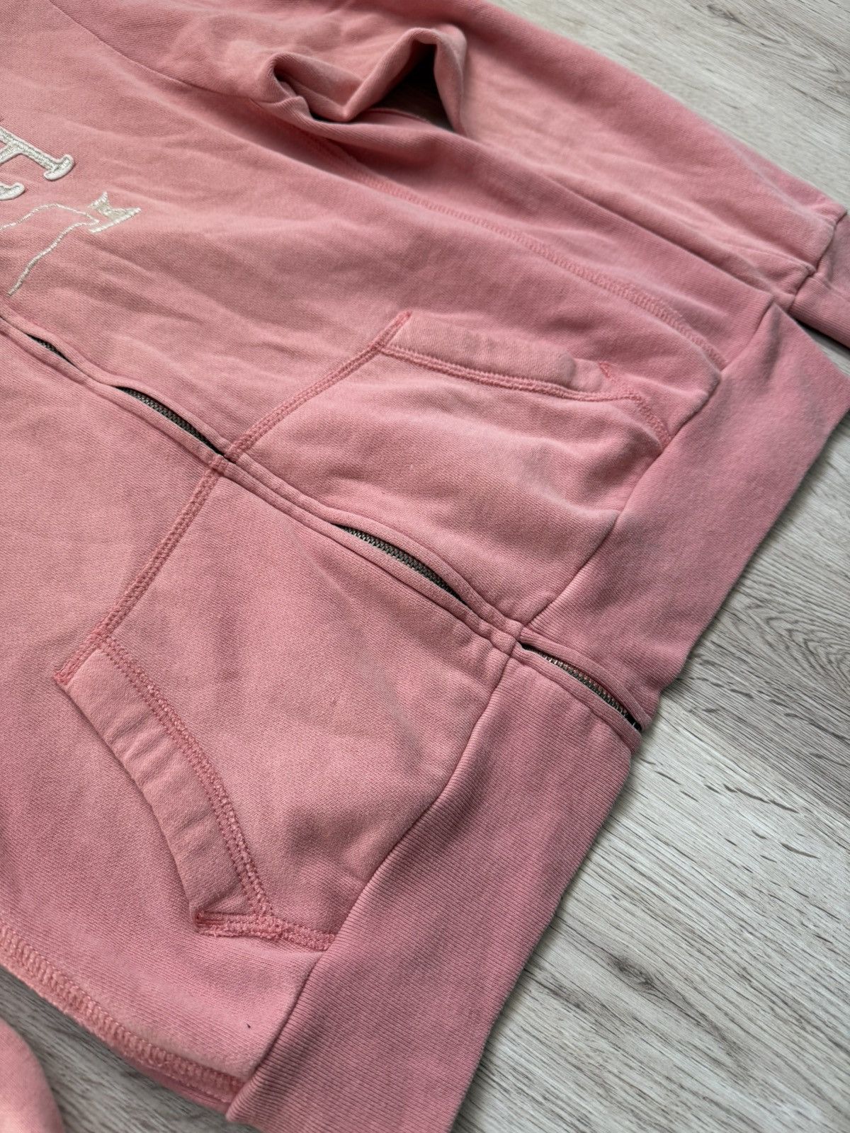 Abercrombie & Fitch Vintage Y2K Abercrombie & Fitch Pink Full Zip Hoodie Size L / US 10 / IT 46 - 9 Thumbnail