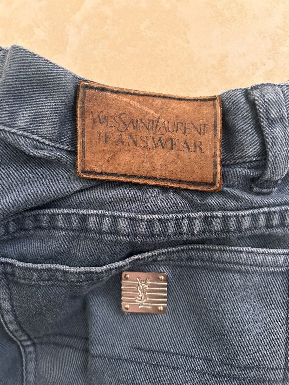 image of YSL Pour Homme YSL Jeans in Blue, Men's (Size 29)