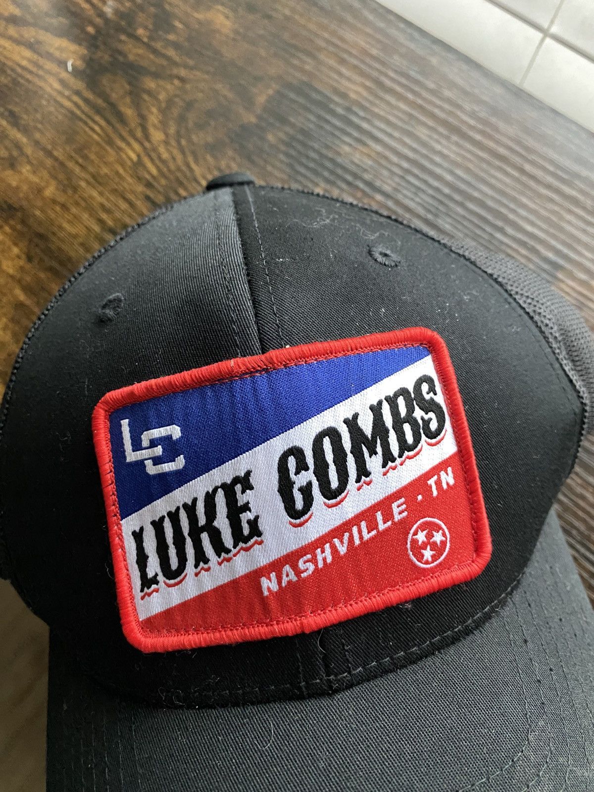 Band Tees Luke Combs Country Trucker Hat Size ONE SIZE - 3 Thumbnail