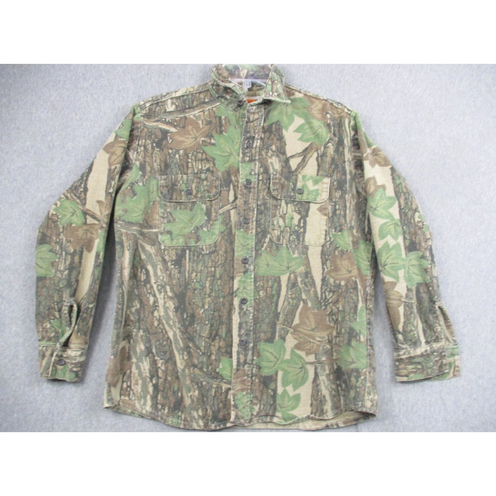 Vintage VINTAGE Winchester Shirt Mens Large Camo Flannel Button Up Hunting Outdoor Style Size US M / EU 48-50 / 2 - 2 Thumbnail
