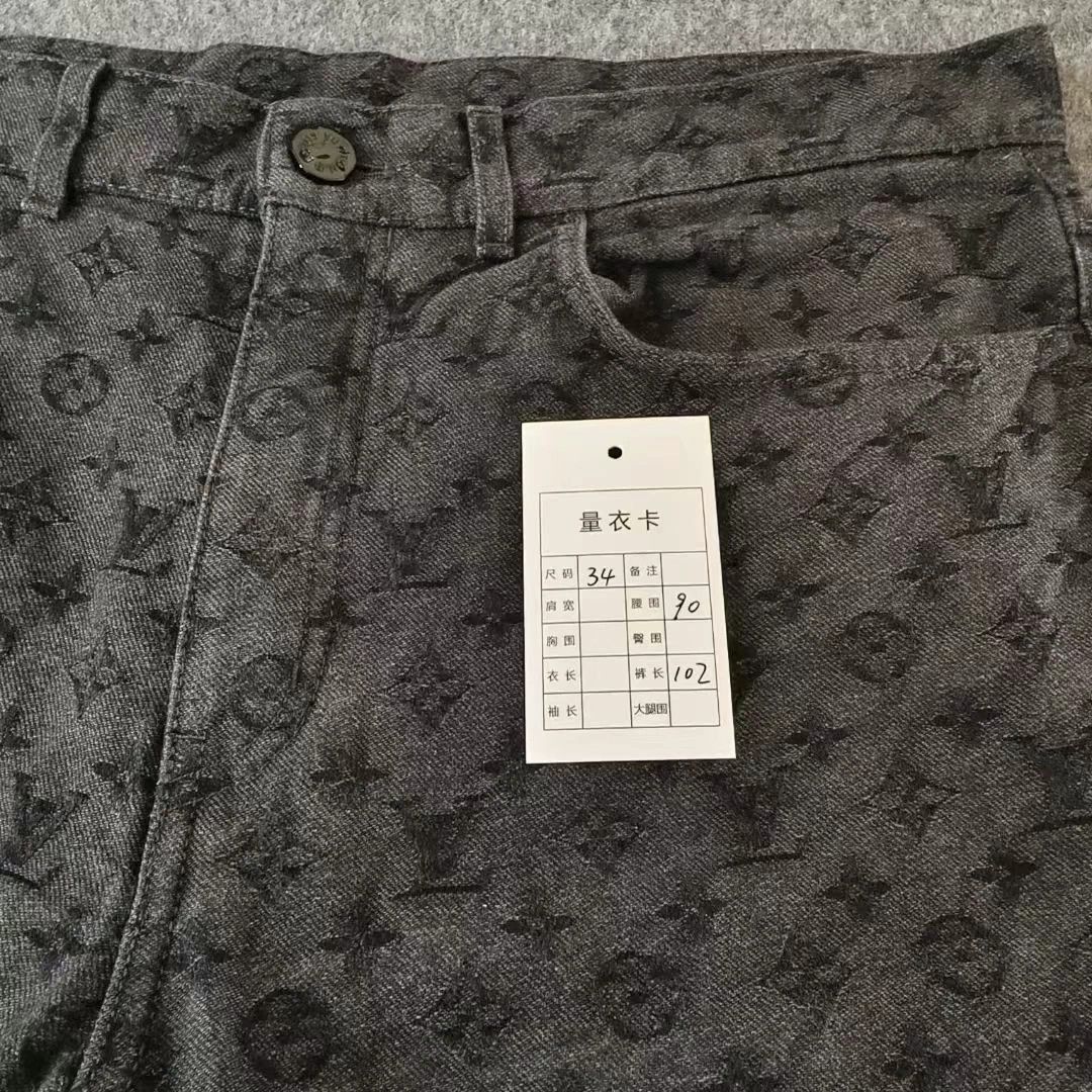 Louis Vuitton LV x NBA Monogram Denim Jeans - Size 34 Size US 34 / EU 50 - 5 Thumbnail