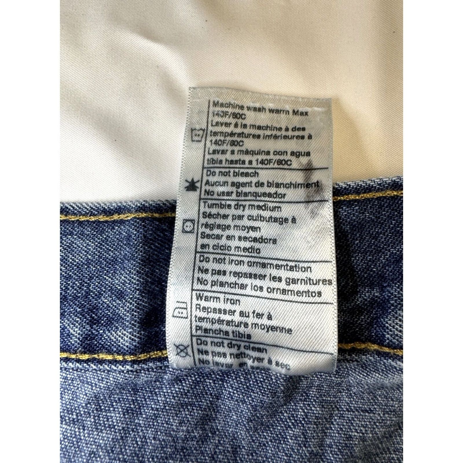 Carhartt VINTAGE Carhartt Jeans Pants Denim Dungaree 46x32 Blue Work Mens Size US 30 / EU 46 - 4 Thumbnail