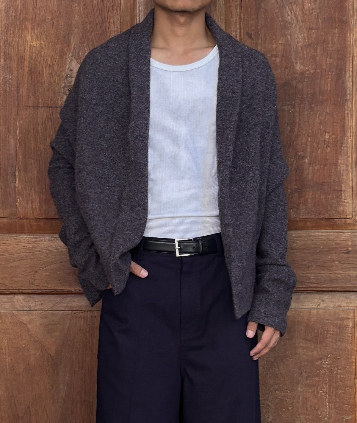 Yohji Yamamoto FREE TAX! Ys Wool Relaxed Cardigan Jacket Size US S / EU 44-46 / 1 - 1 Thumbnail
