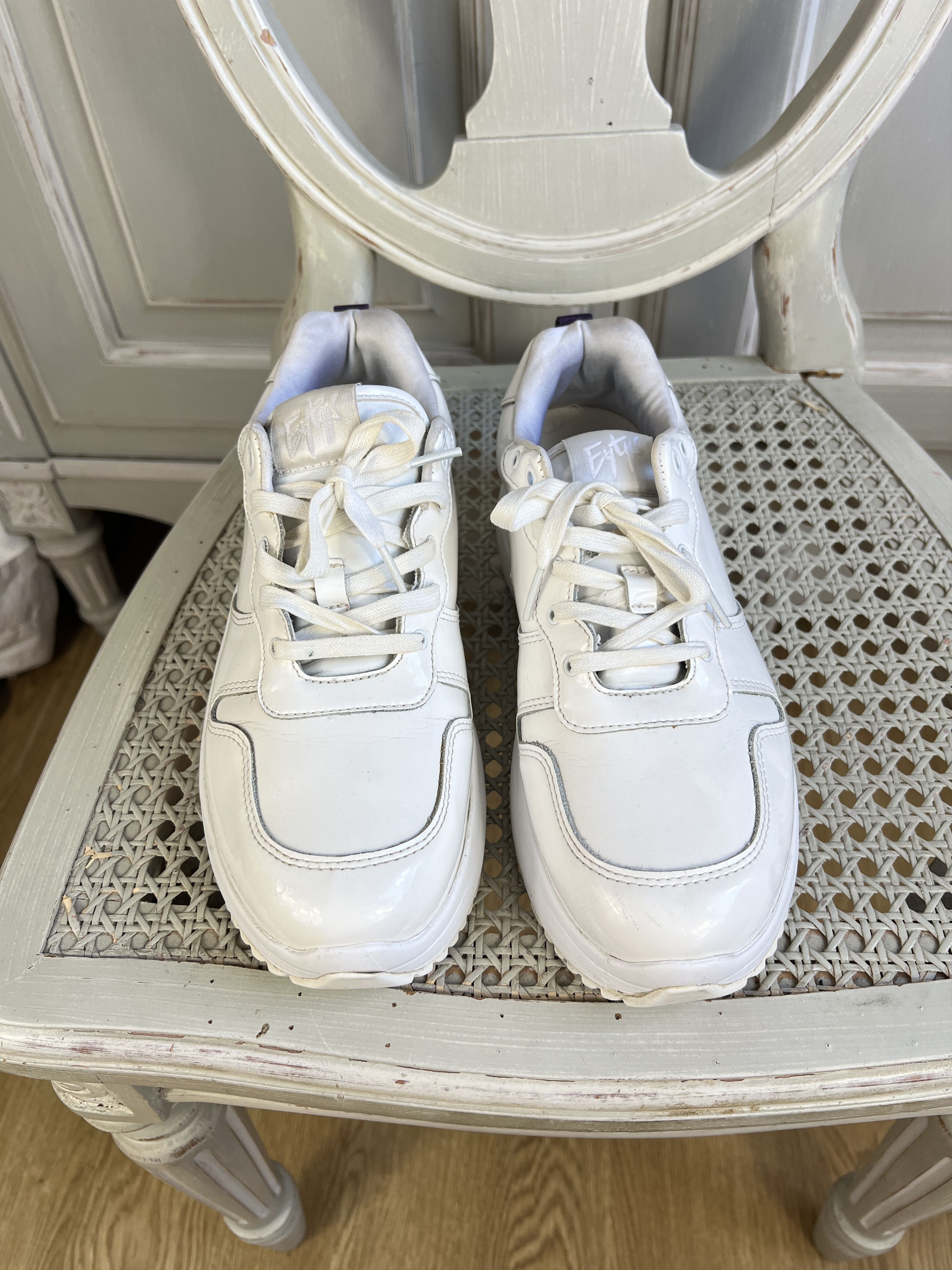 Eytys EYTYS WHITE PLATFORM SNEAKERS Size US 7.5 / EU 40-41 - 2 Thumbnail