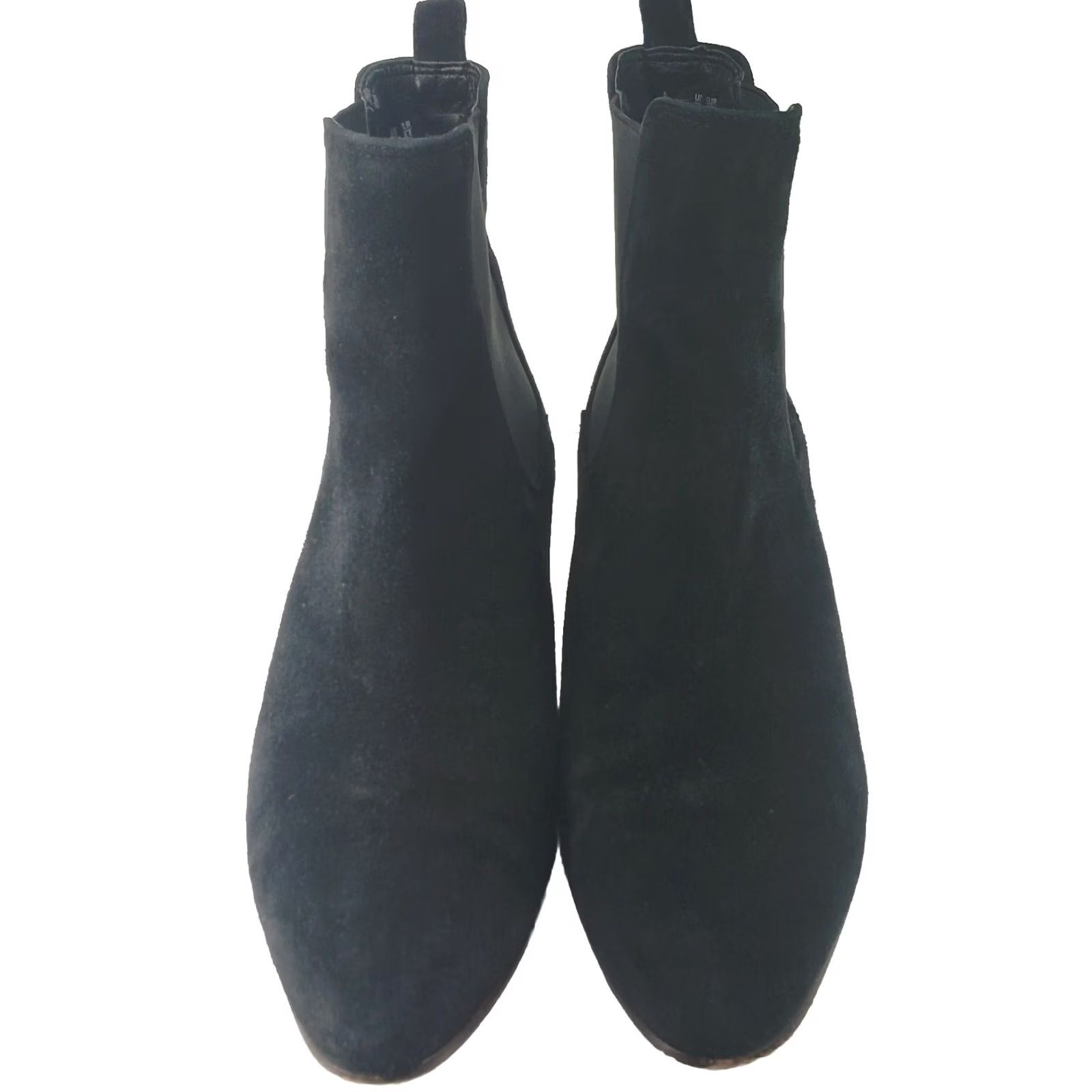Sam Edelman Sam Edelman Chelsea Boots Women's 8.5B Black Leather Pull On Pointed Toe Block Heel Ankle Boots Size US 9 / IT 39 - 2 Thumbnail