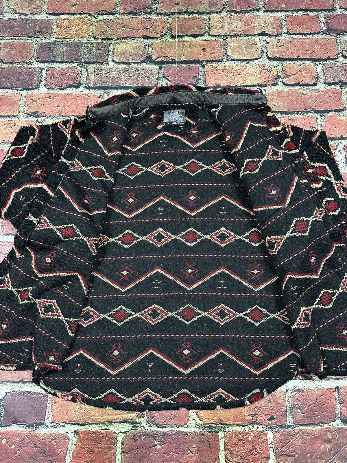 Vintage Tsunami Aztec Fleece Button Up Shirt Shacket Winter Ski Size US L / EU 52-54 / 3 - 5 Thumbnail
