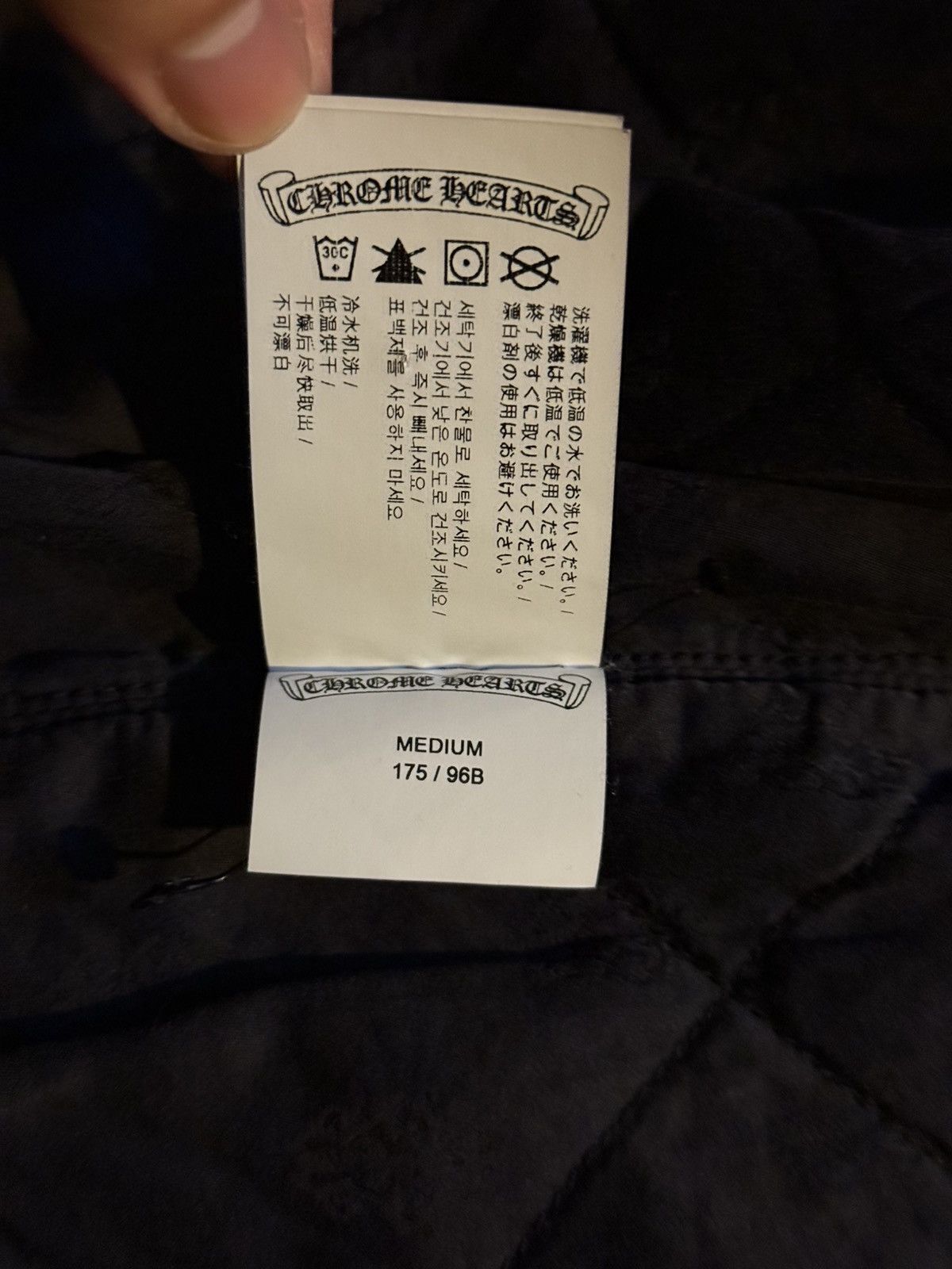 Chrome Hearts Chrome Hearts Quilted Denim Herringbone Workdog Jacket Size US M / EU 48-50 / 2 - 6 Thumbnail