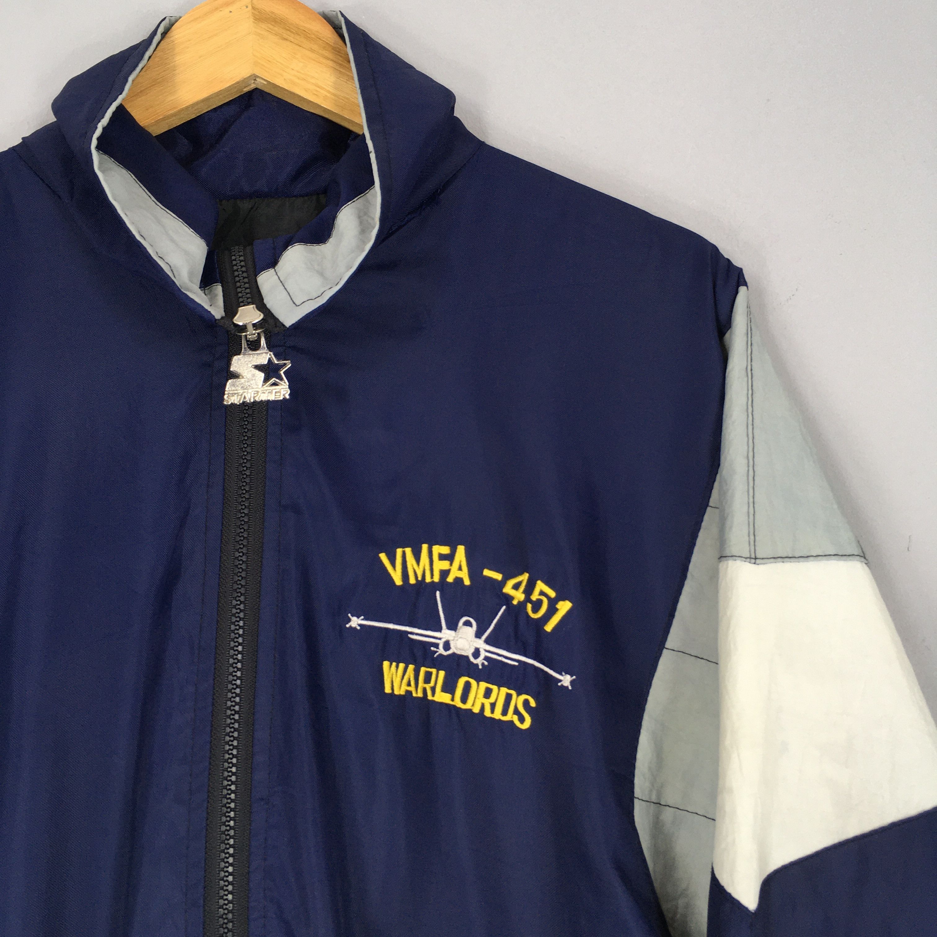 Vintage Vintage United States Marine Corps VMFA-451 Jacket XLarge Size US XL / EU 56 / 4 - 2 Thumbnail