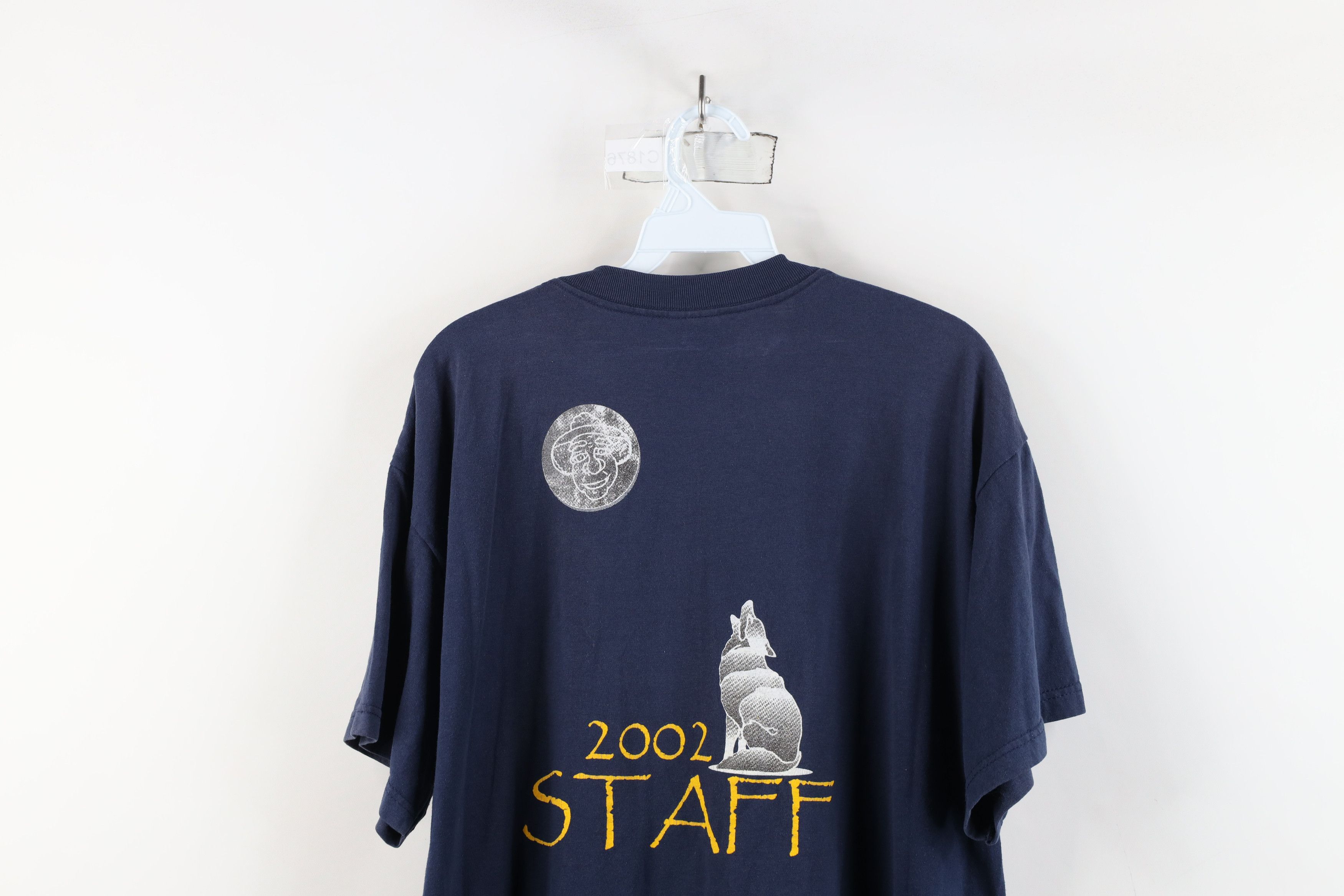 Vintage Vintage Y2K 2002 of America Camp Hiawatha Wolf T-Shirt Size US XL / EU 56 / 4 - 14 Thumbnail
