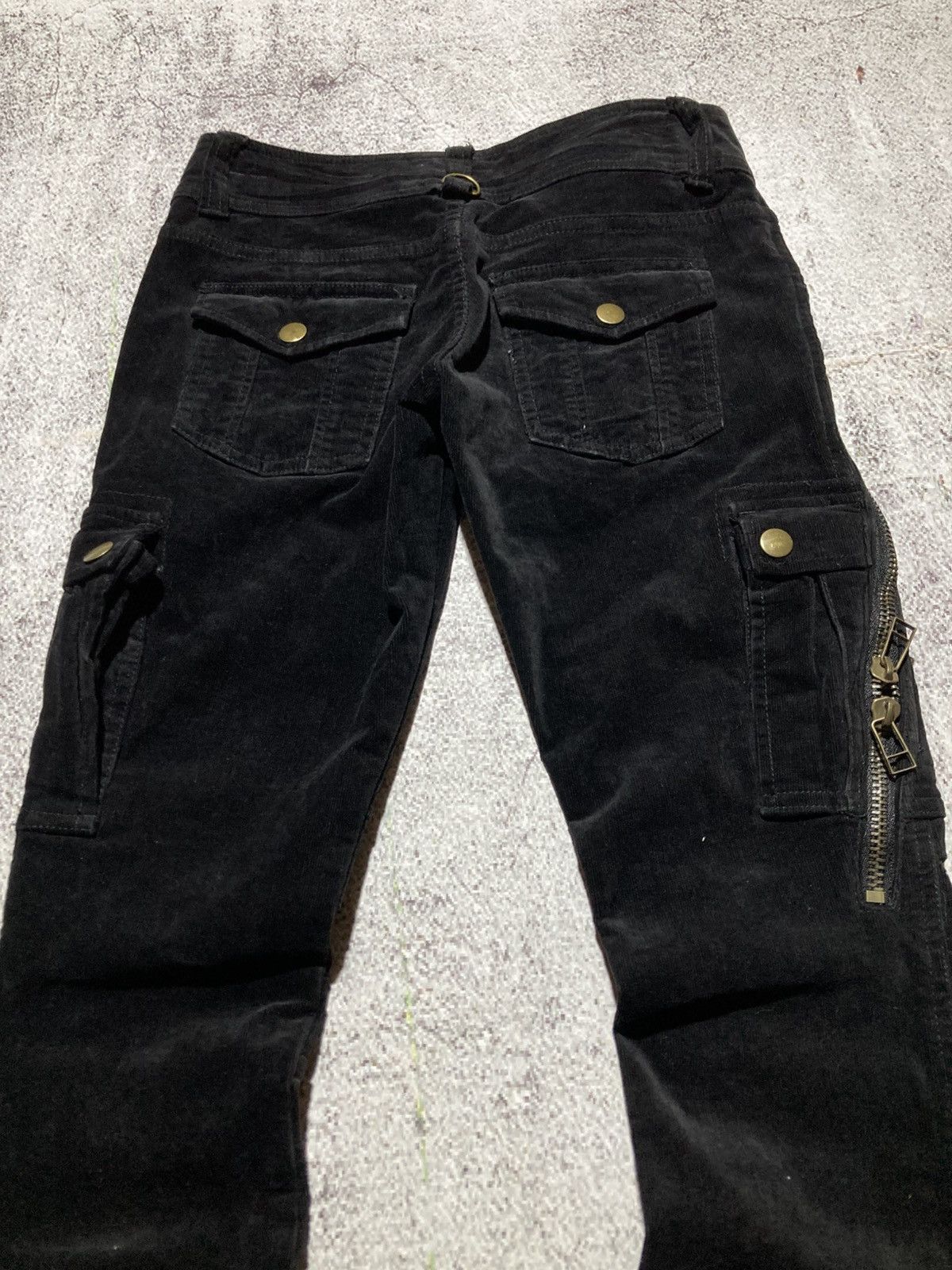 Japanese Brand 2000s Manies Corduroy Anarchy Punk Vkei Lgb Style Pants Size US 28 / EU 44 - 3 Thumbnail