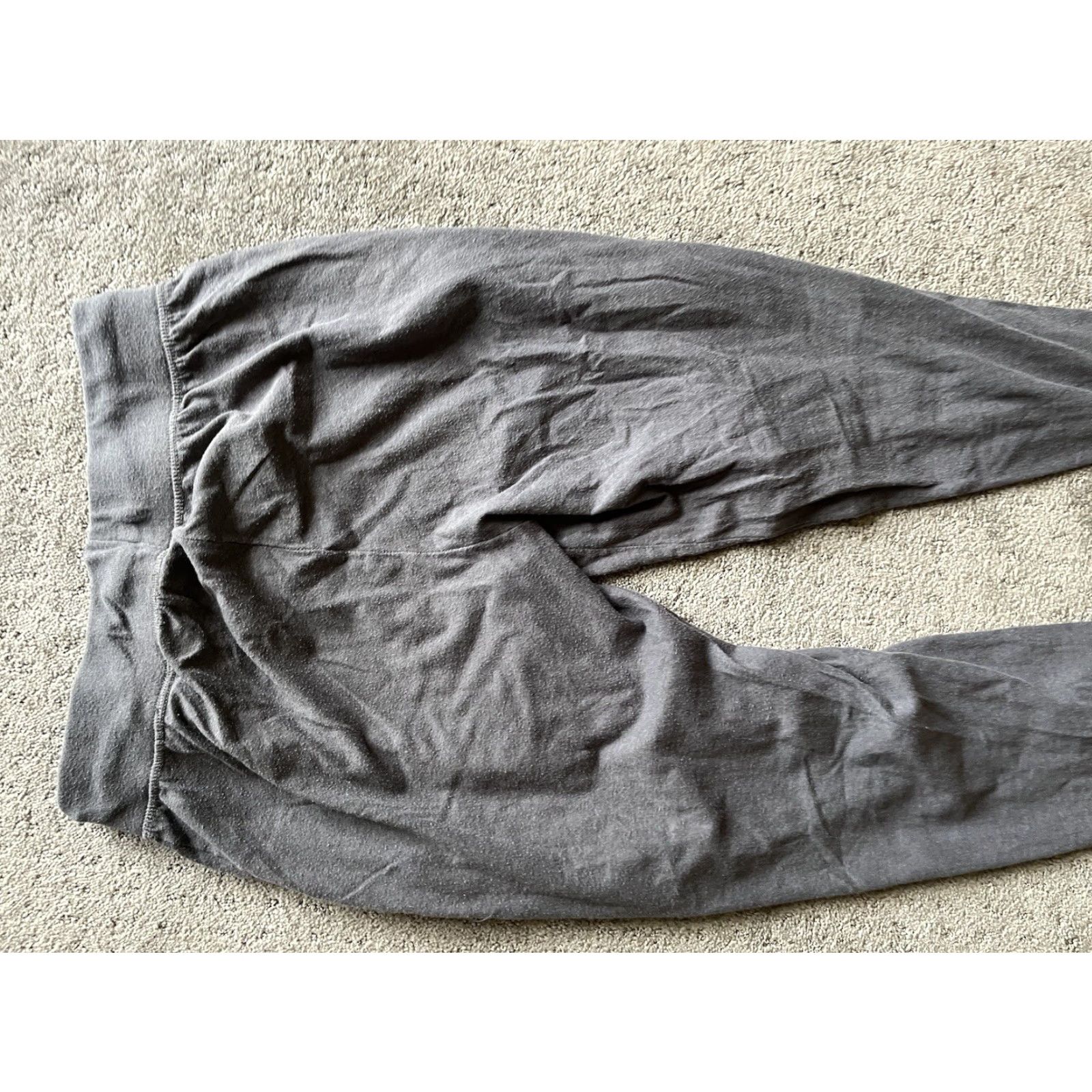 Reebok REEBOK Fleece Jogger Sweatpants with Pockets Women Medium Gray Activewear Tapered Size 32" / US 10 / IT 46 - 7 Thumbnail