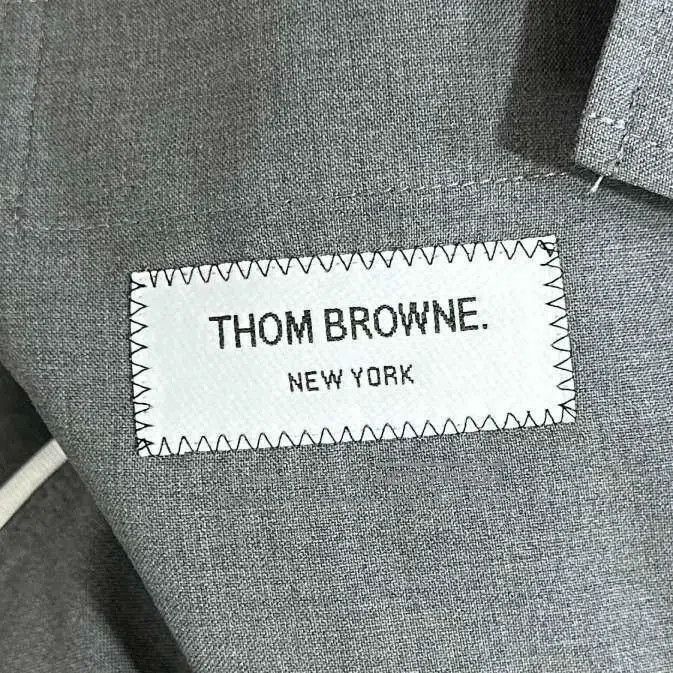Thom Browne Thom Browne Striped Wool Shirt Jacket Grey Size US L / EU 52-54 / 3 - 5 Thumbnail