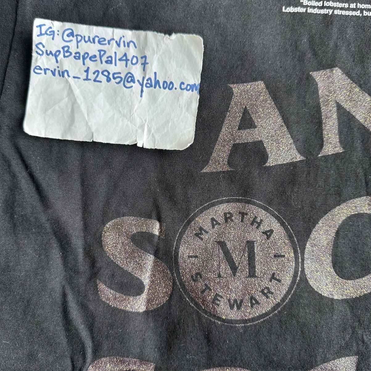 Anti Social Social Club Martha Stewart Lobster Tee Black size MEDIUM Size US M / EU 48-50 / 2 - 5 Thumbnail