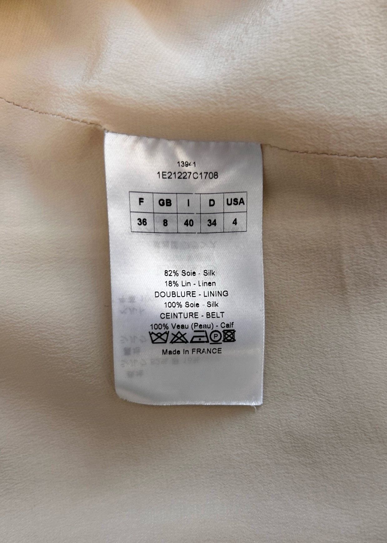 Dior × John Galliano Dior Vintage (2011) Off the Shoulder Bar Vest - Beige Tweed Size XS / US 0-2 / IT 36-38 - 12 Thumbnail
