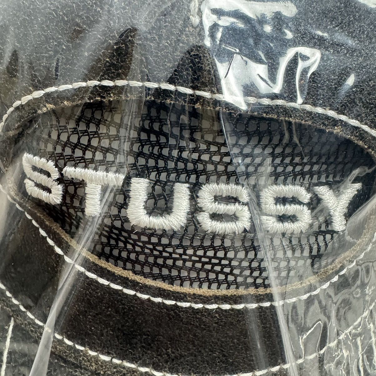 Stussy Stussy Low Pro Trucker Cut-Out Snapback Brown Leather Hat Size ONE SIZE - 5 Thumbnail