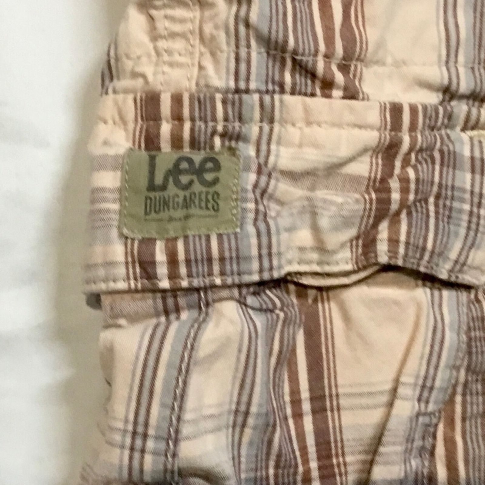 Lee Lee Dungarees Plaid Shorts Size US 31 - 2 Thumbnail