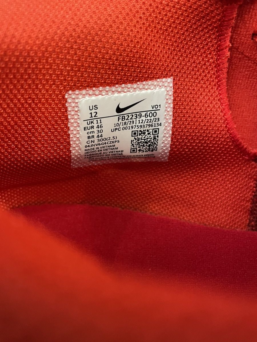 Nike Lebron Witness 8 VIII Crimson Basketball Shoes Size US 12 / EU 45 - 7 Thumbnail