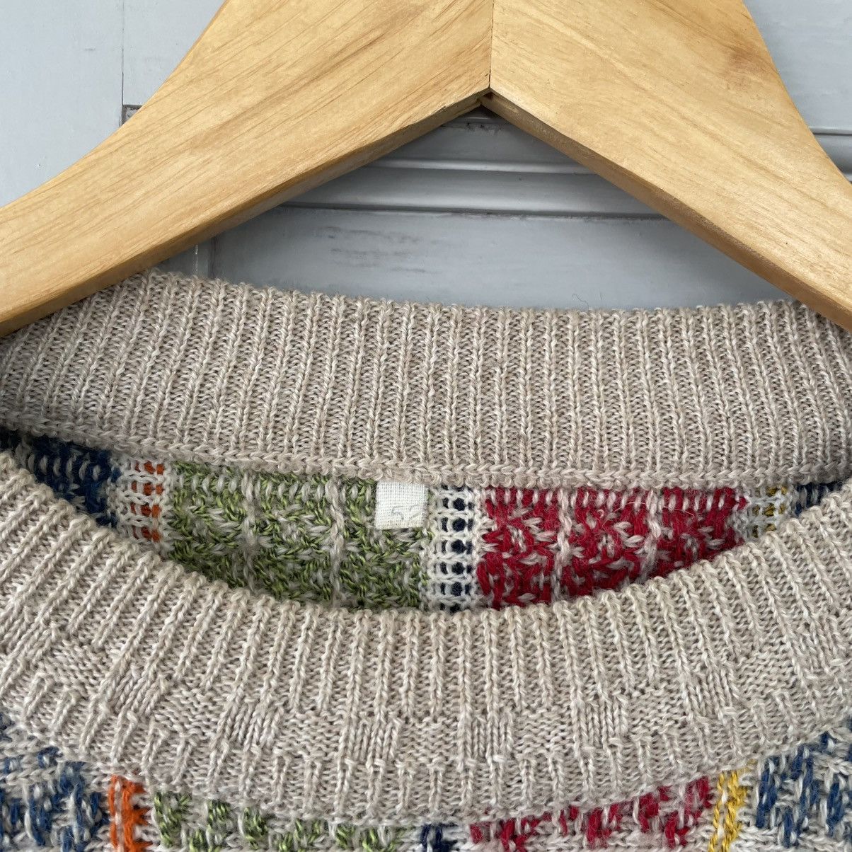 Designer × Vintage Vintage Coogi style Knit Sweater Avantgarde Y2k size M Size US L / EU 52-54 / 3 - 9 Thumbnail