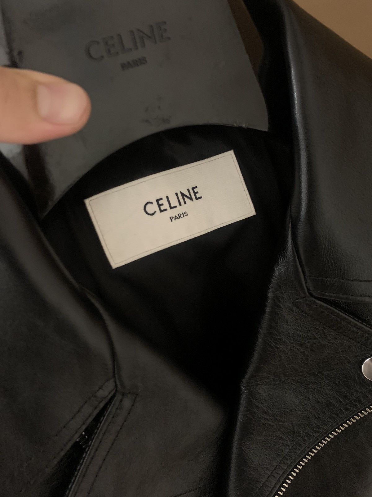 Celine Celine 2024FW Buttoned Calfskin leather jacket Size US M / EU 48-50 / 2 - 4 Thumbnail