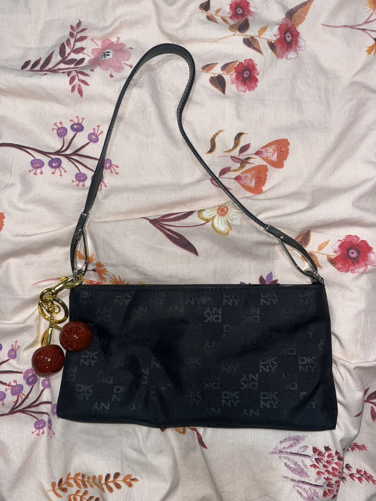 DKNY DKNY black monogram shoulder bag Size ONE SIZE - 1 Thumbnail