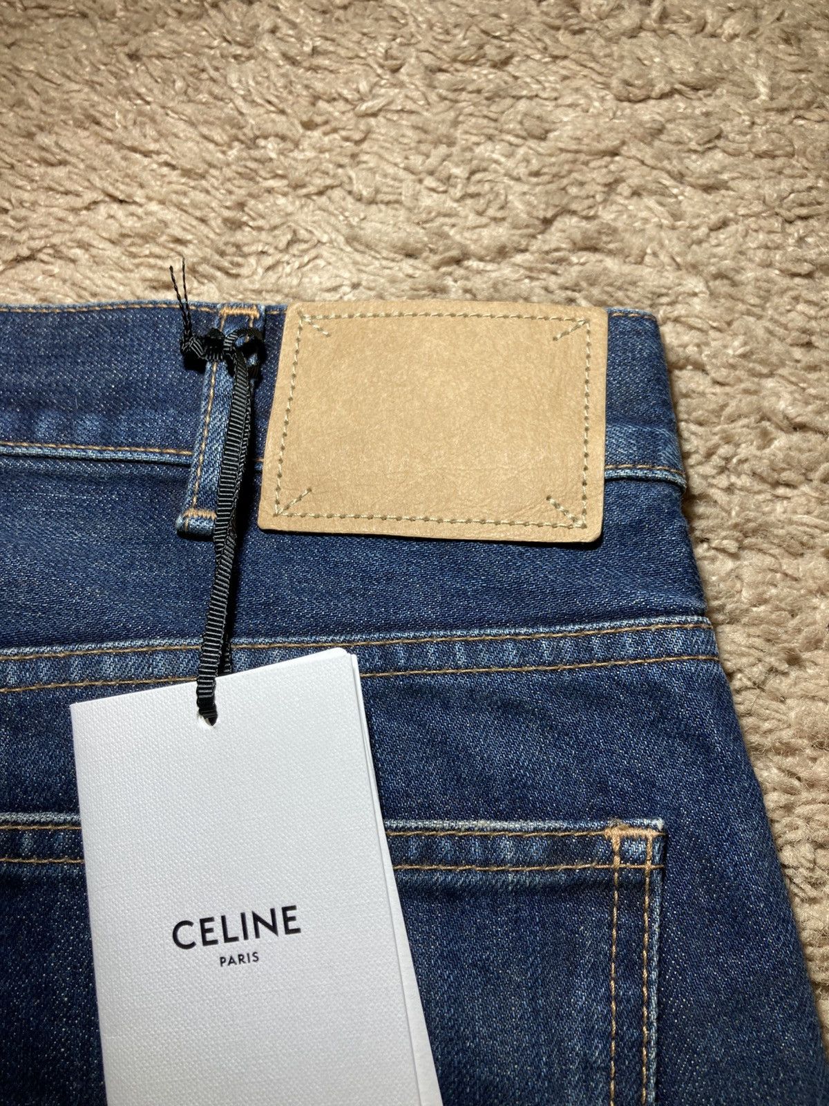 Celine New AW24 Celine Hedi Slimane Dark Wash Wesley 2024 Cut Kurt Size US 32 / EU 48 - 10 Thumbnail