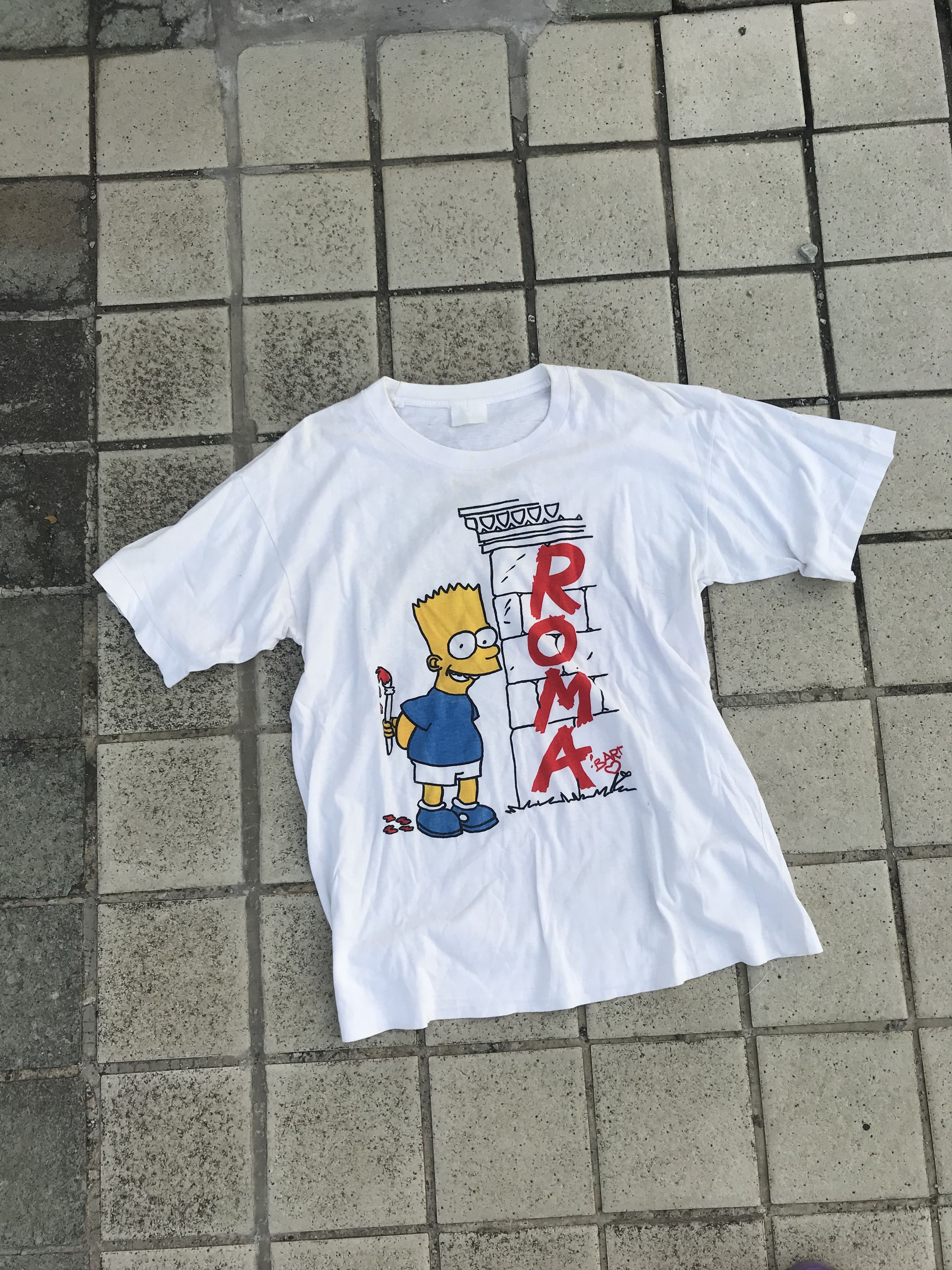 Vintage Vtg rare bart simpson roma Size US M / EU 48-50 / 2 - 1 Thumbnail