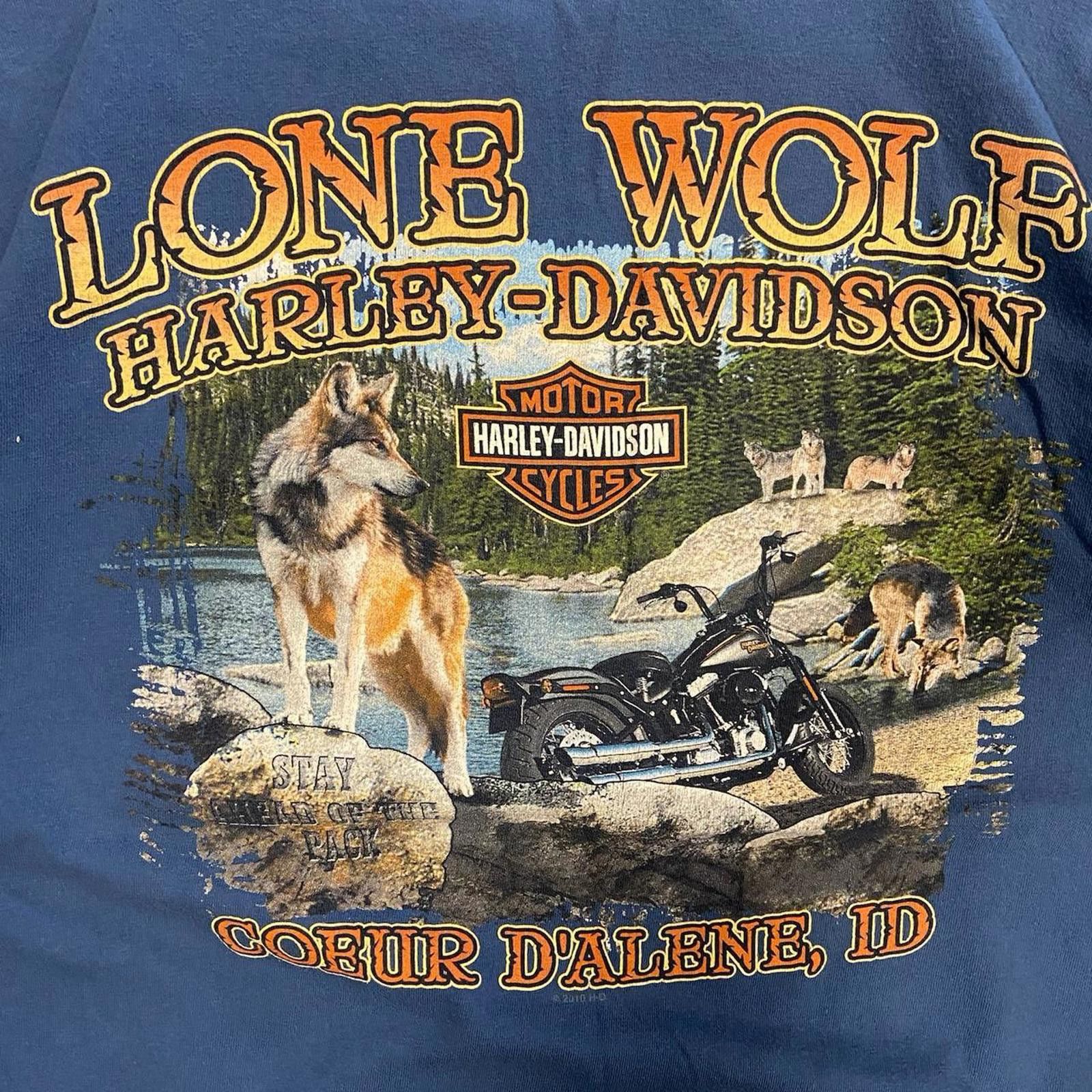 Harley Davidson Blue Harley Davidson Idaho Tee Size US XL / EU 56 / 4 - 6 Thumbnail