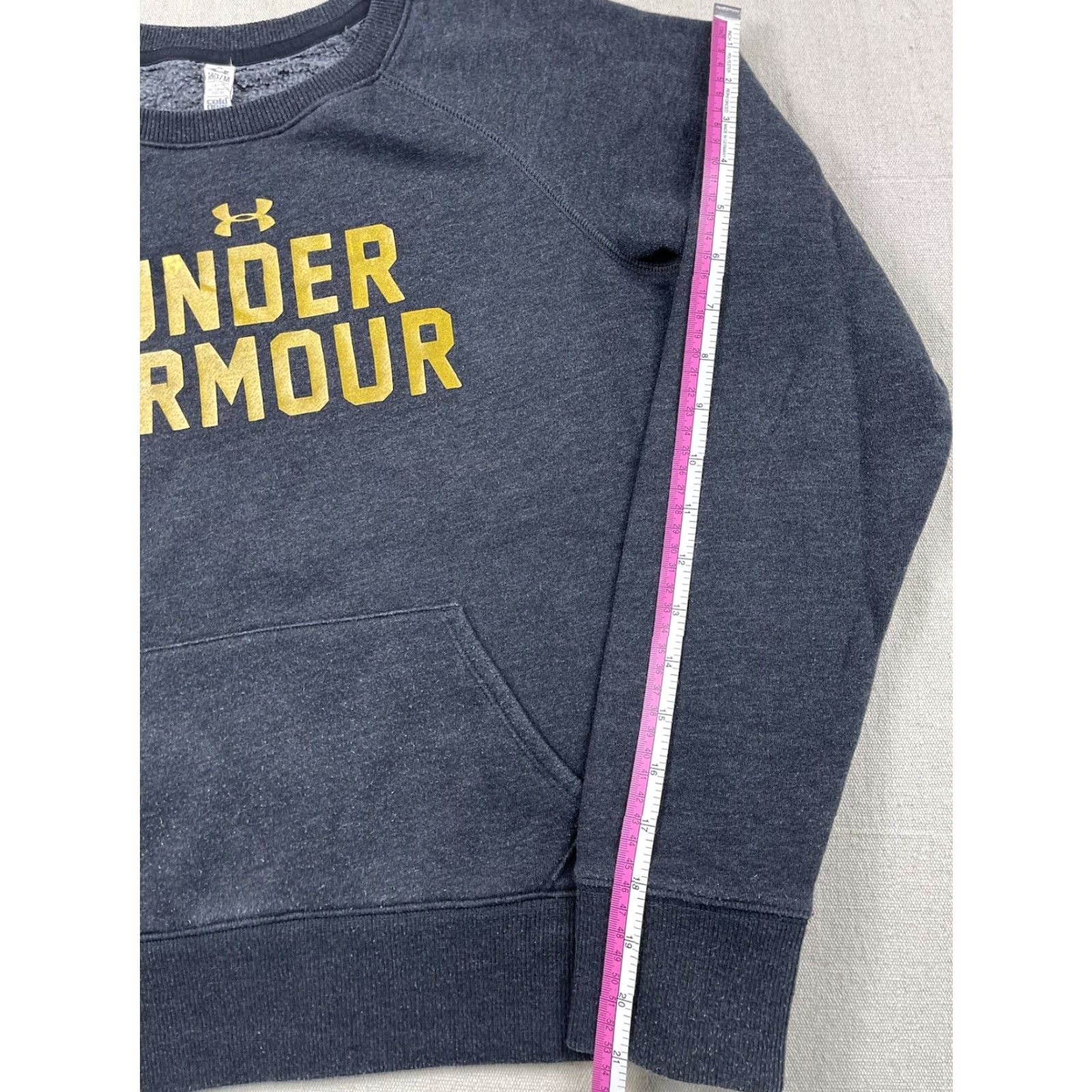 Under Armour Under Armour Women’s M Crewneck Sweatshirt ColdGear Gray Pullover Activewear Shirt Sweatshirt Logo Redundant? No. Size M / US 6-8 / IT 42-44 - 5 Thumbnail