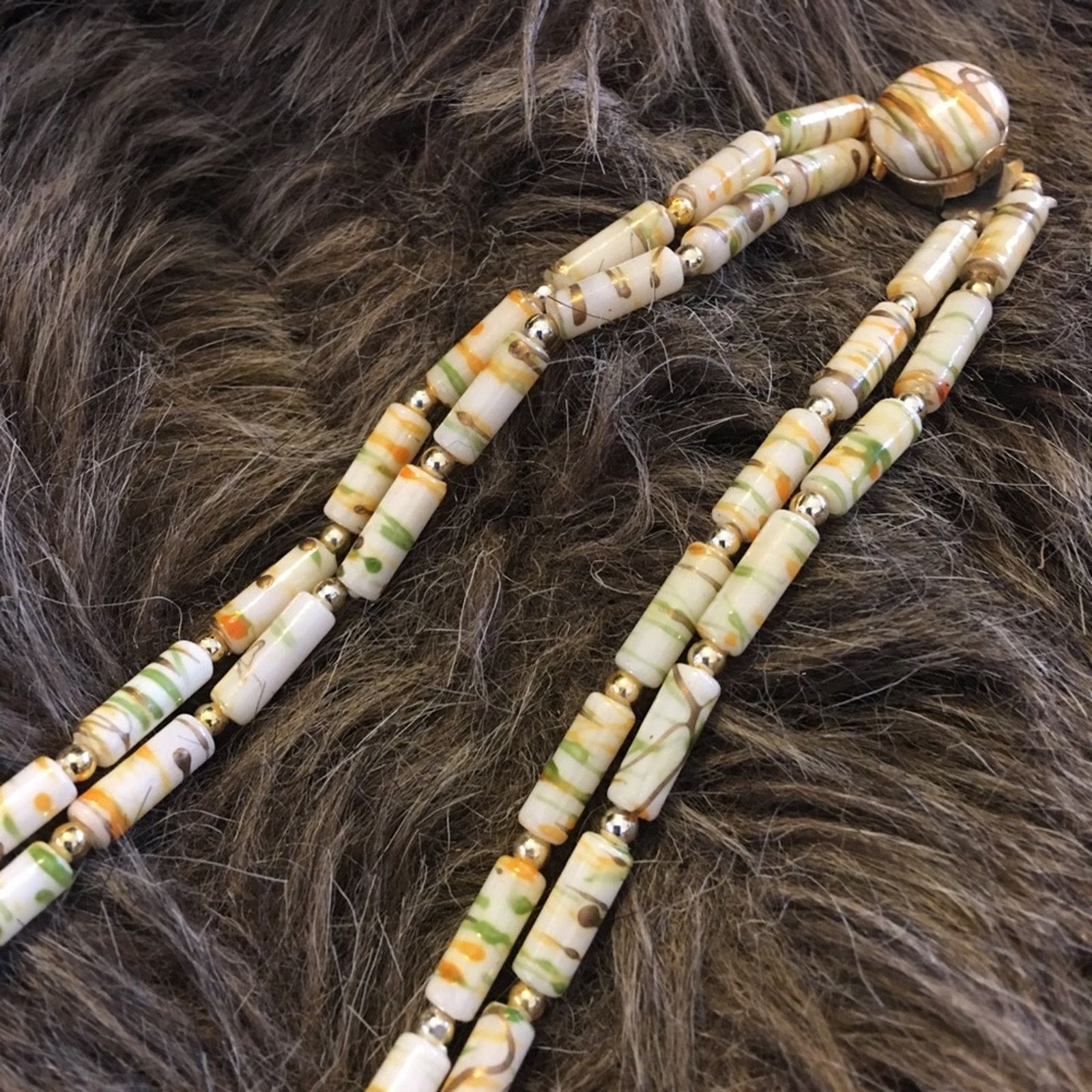 Vintage Vintage 60s double strand graduated bead necklace Size ONE SIZE - 7 Thumbnail