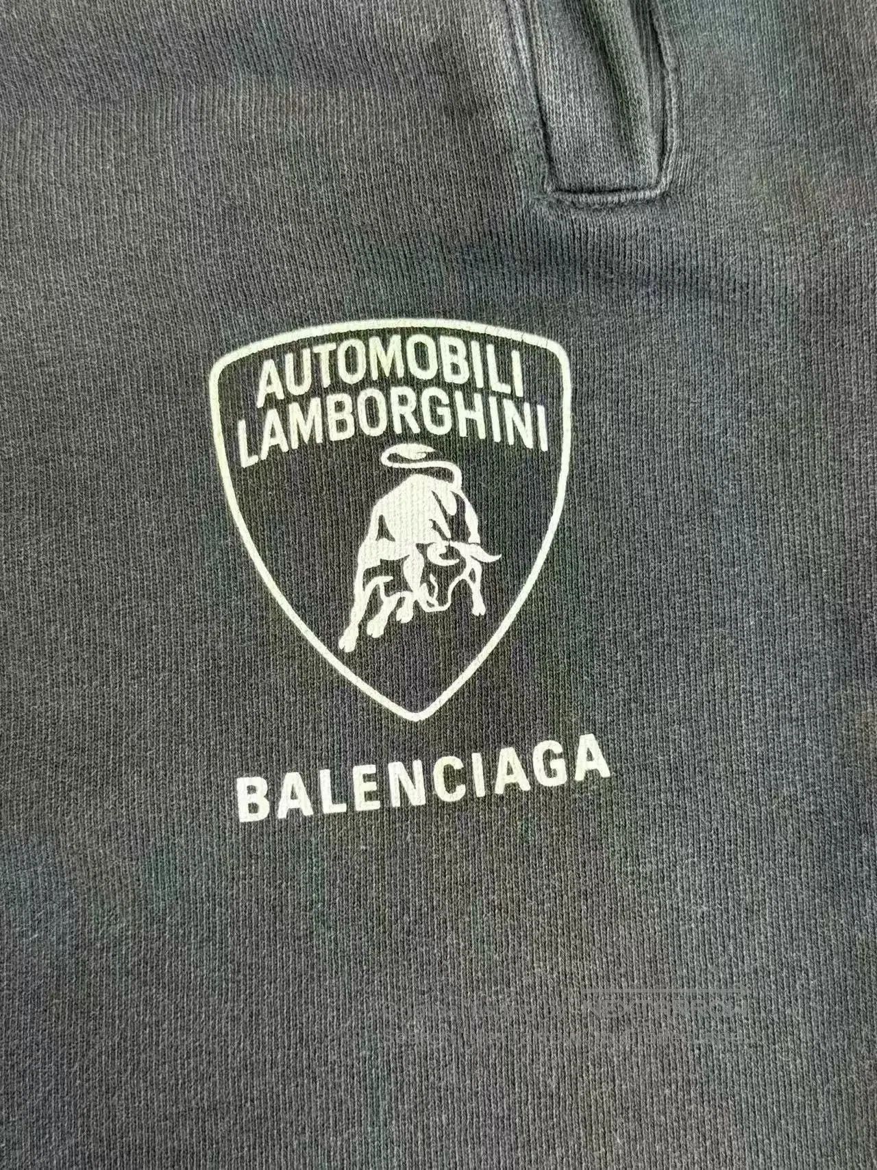 Balenciaga Balenciaga x Lamborghini Black Washed Sweatpants. Size US 26 / EU 42 - 3 Thumbnail