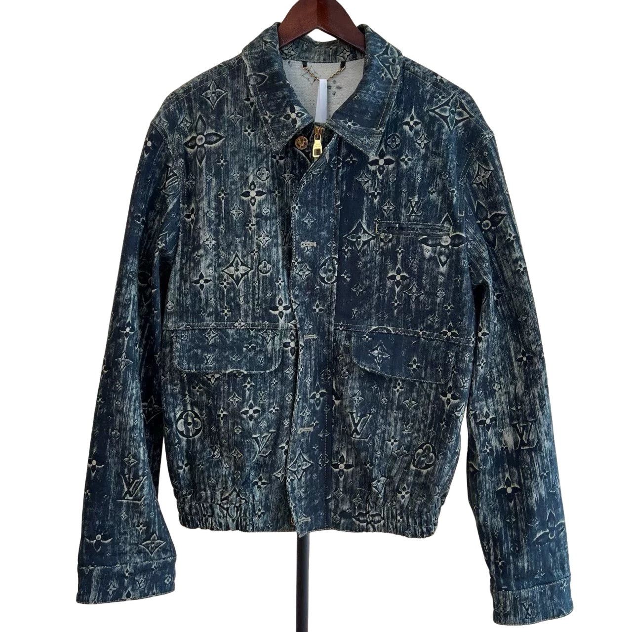 Louis Vuitton Louis Vuitton Monogram Denim Jacket Size 50 Size US M / EU 48-50 / 2 - 1 Thumbnail